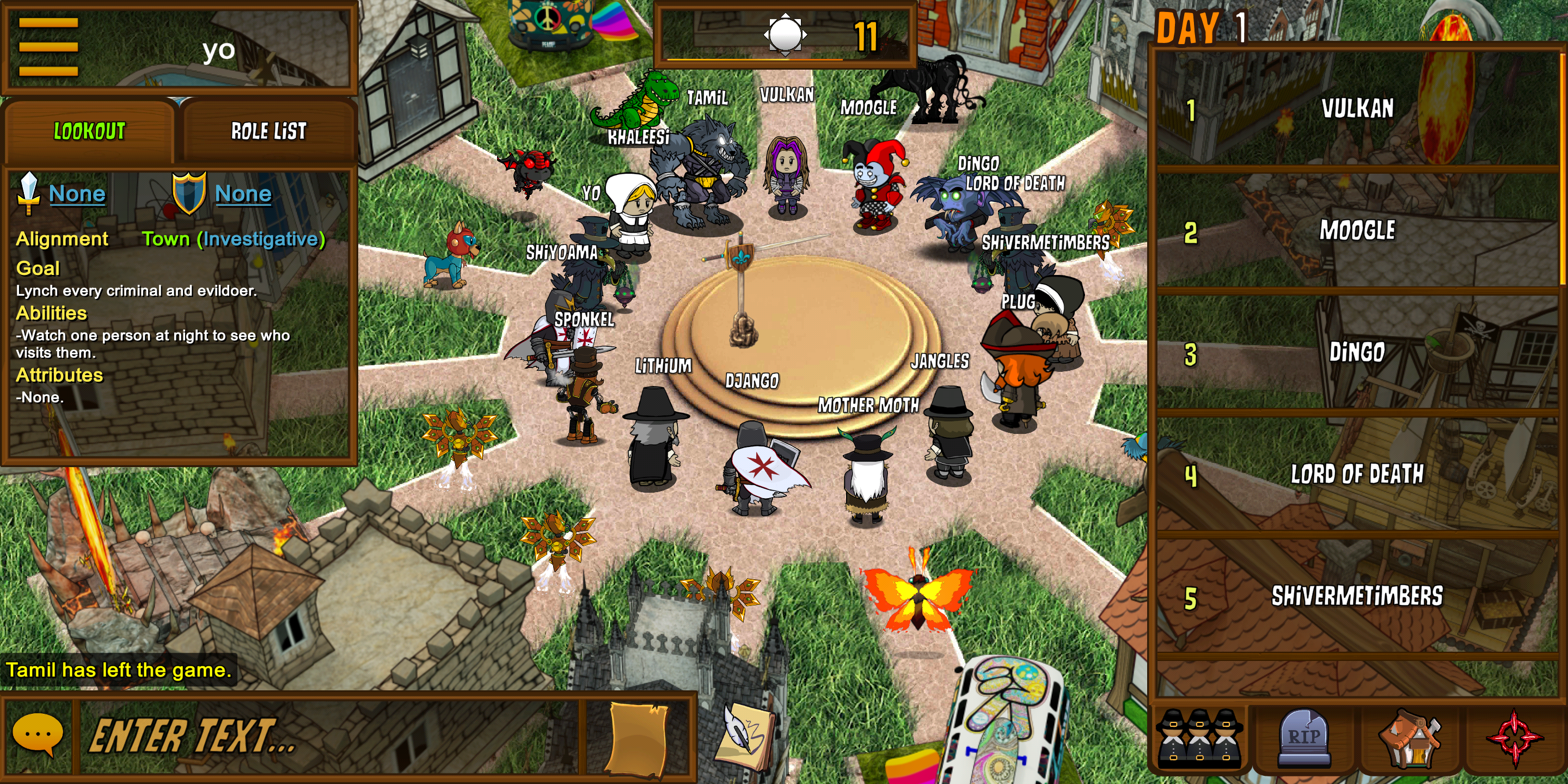 اسکرین شات 1 بازی Town of Salem - The Coven