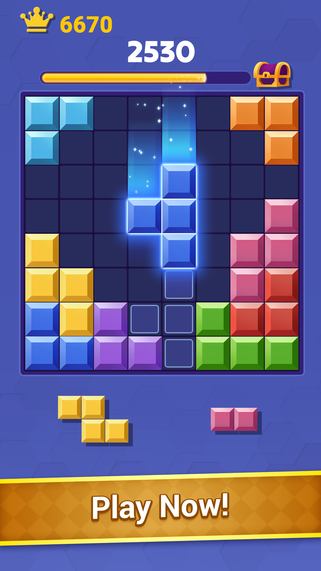 اسکرین شات 1 بازی Block Puzzle - Block Master