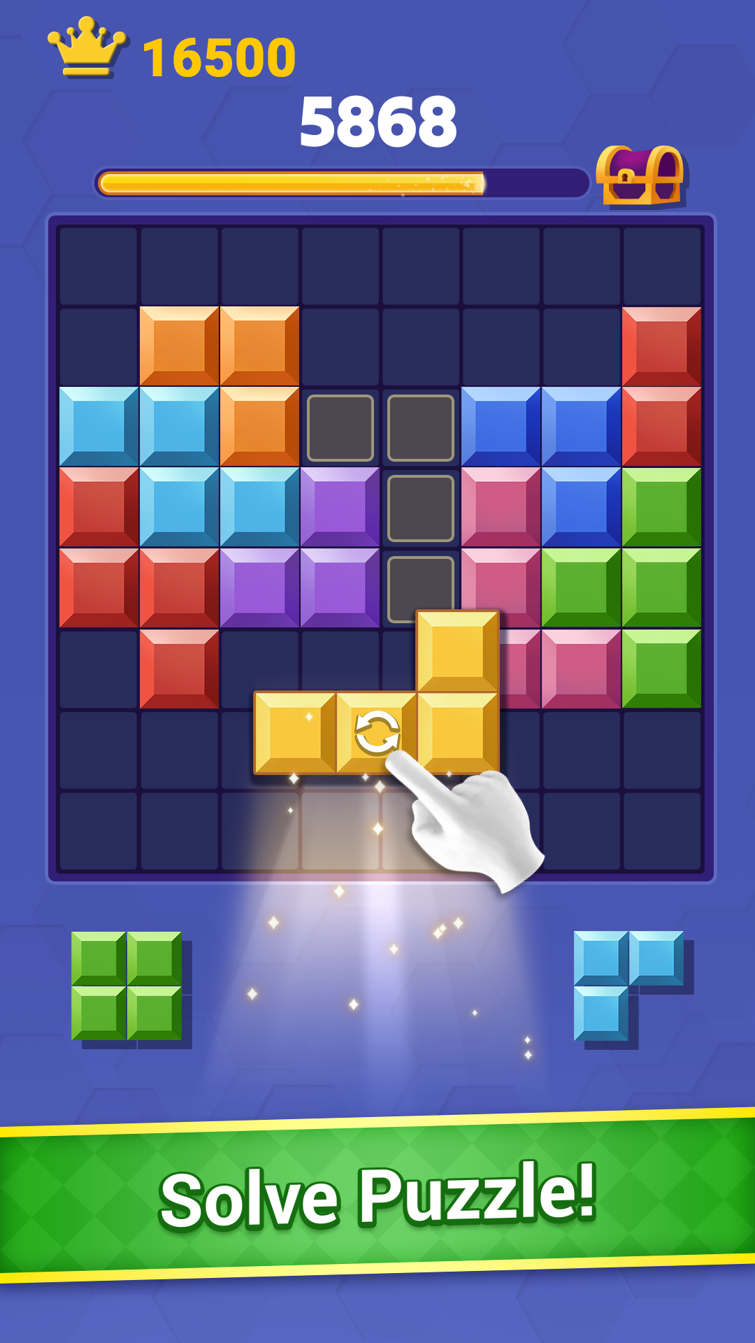 اسکرین شات 4 بازی Block Puzzle - Block Master