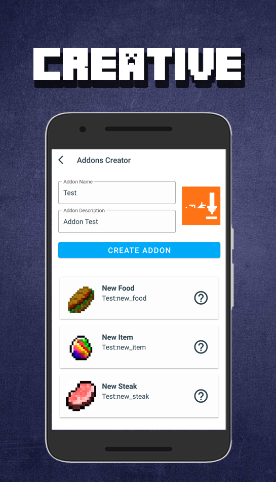 اسکرین شات 4 برنامه Addons Maker for Minecraft PE