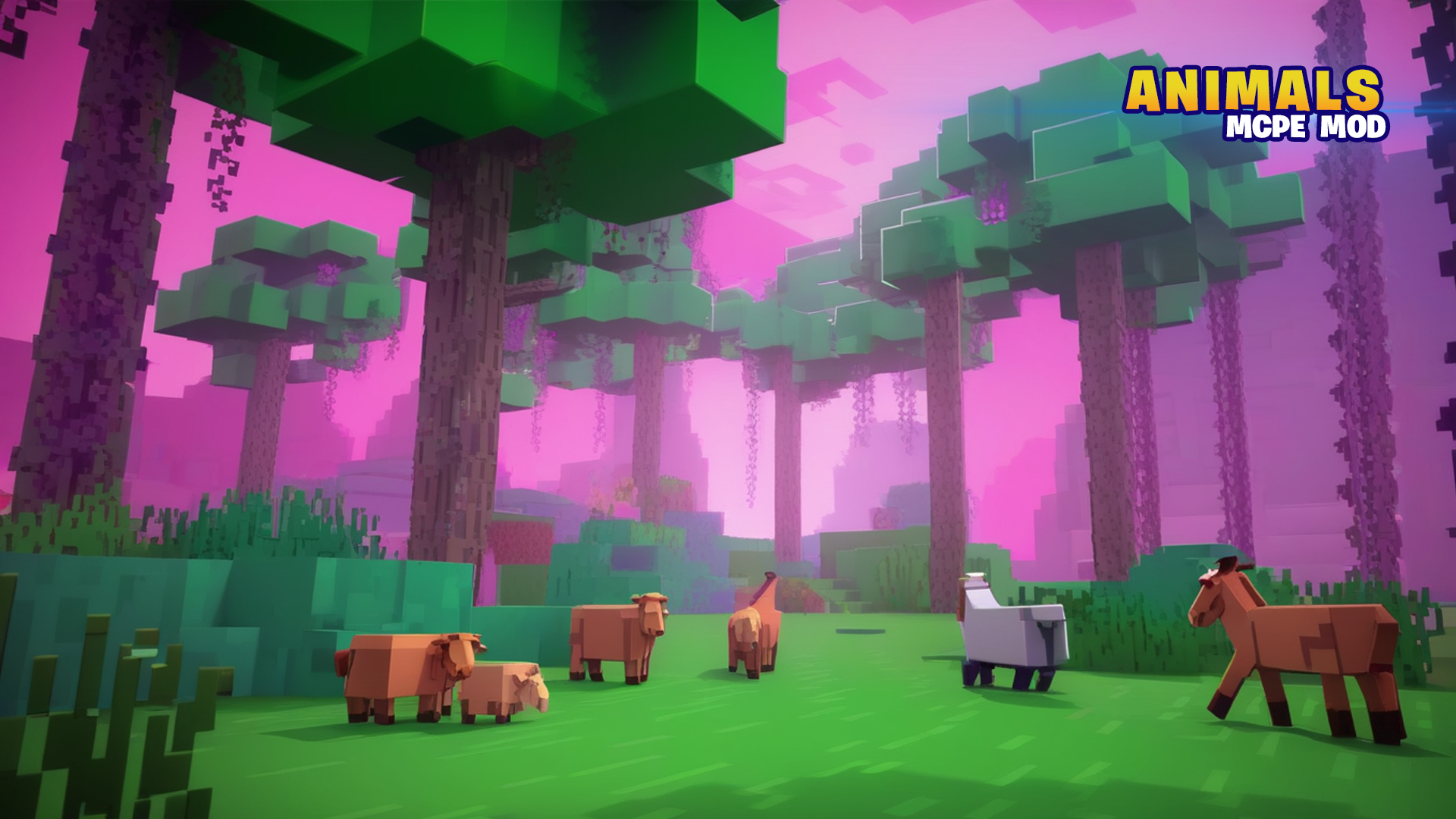 اسکرین شات 2 برنامه Animals Mod for Minecraft PE