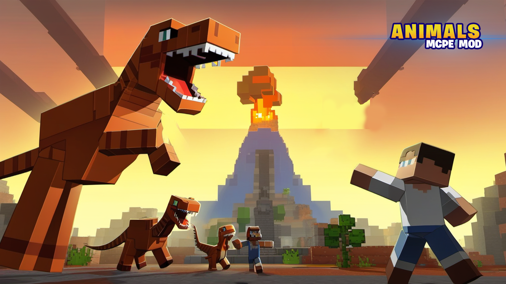 اسکرین شات 1 برنامه Animals Mod for Minecraft PE