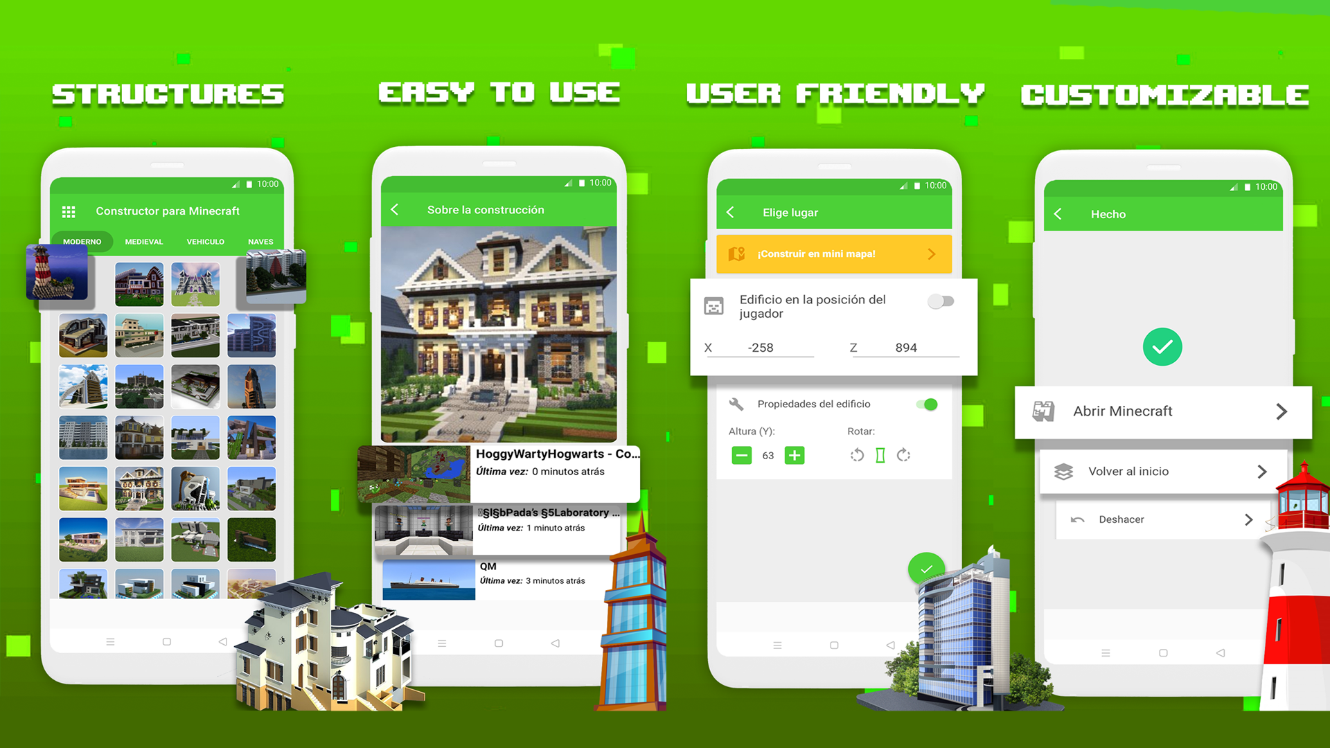 اسکرین شات 2 برنامه Builder for Minecraft PE