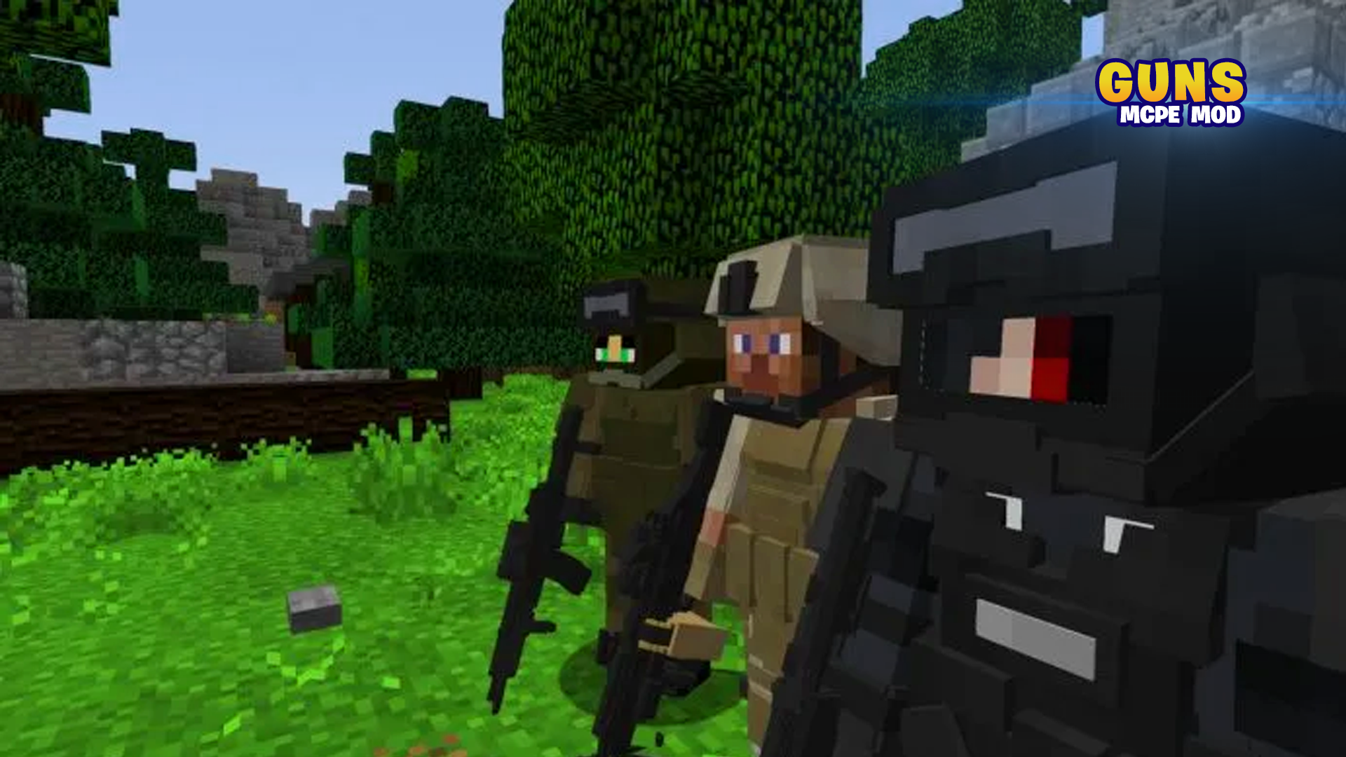 اسکرین شات 4 برنامه Gun Mod for Minecraft PE