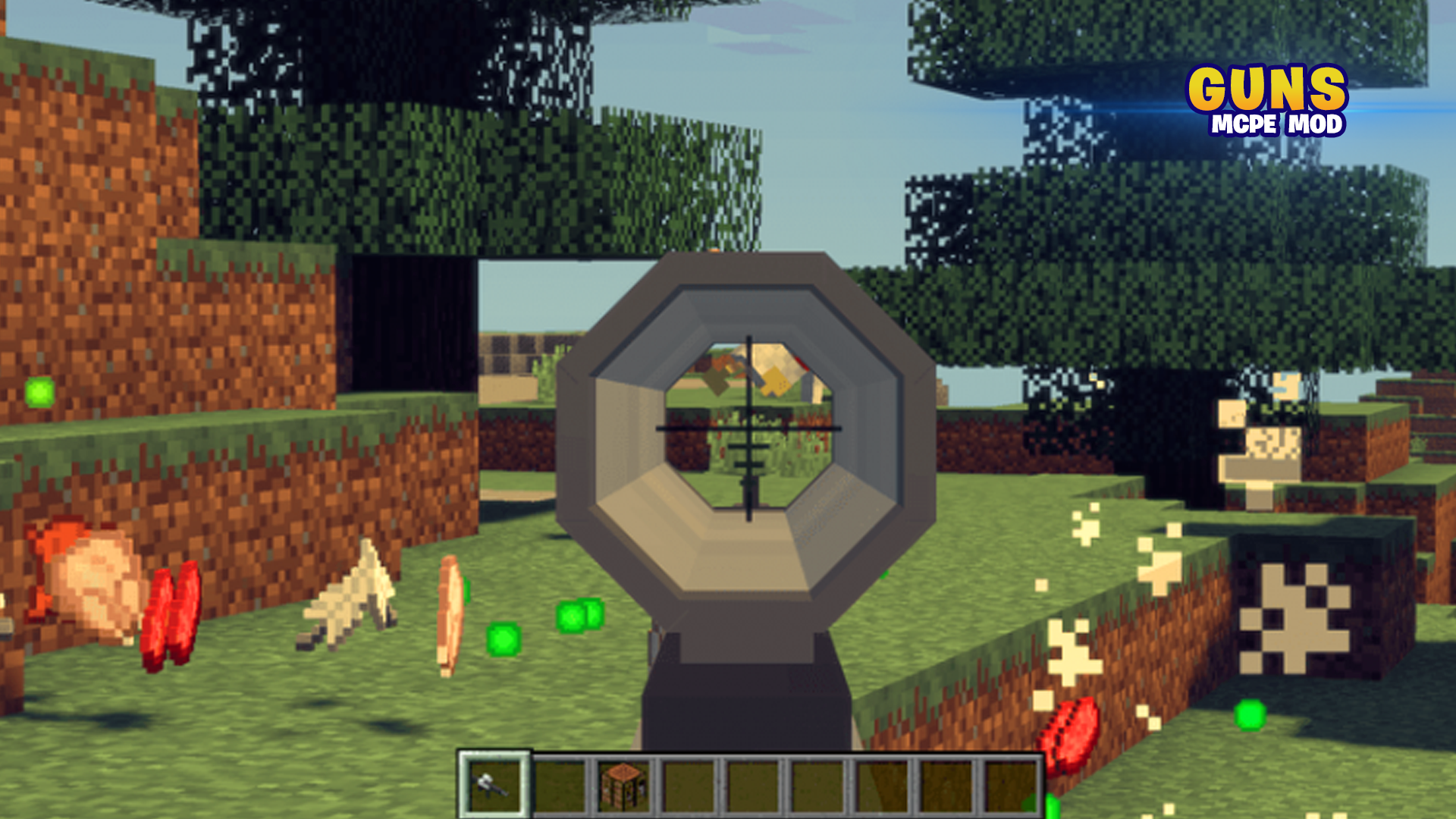 اسکرین شات 7 برنامه Gun Mod for Minecraft PE