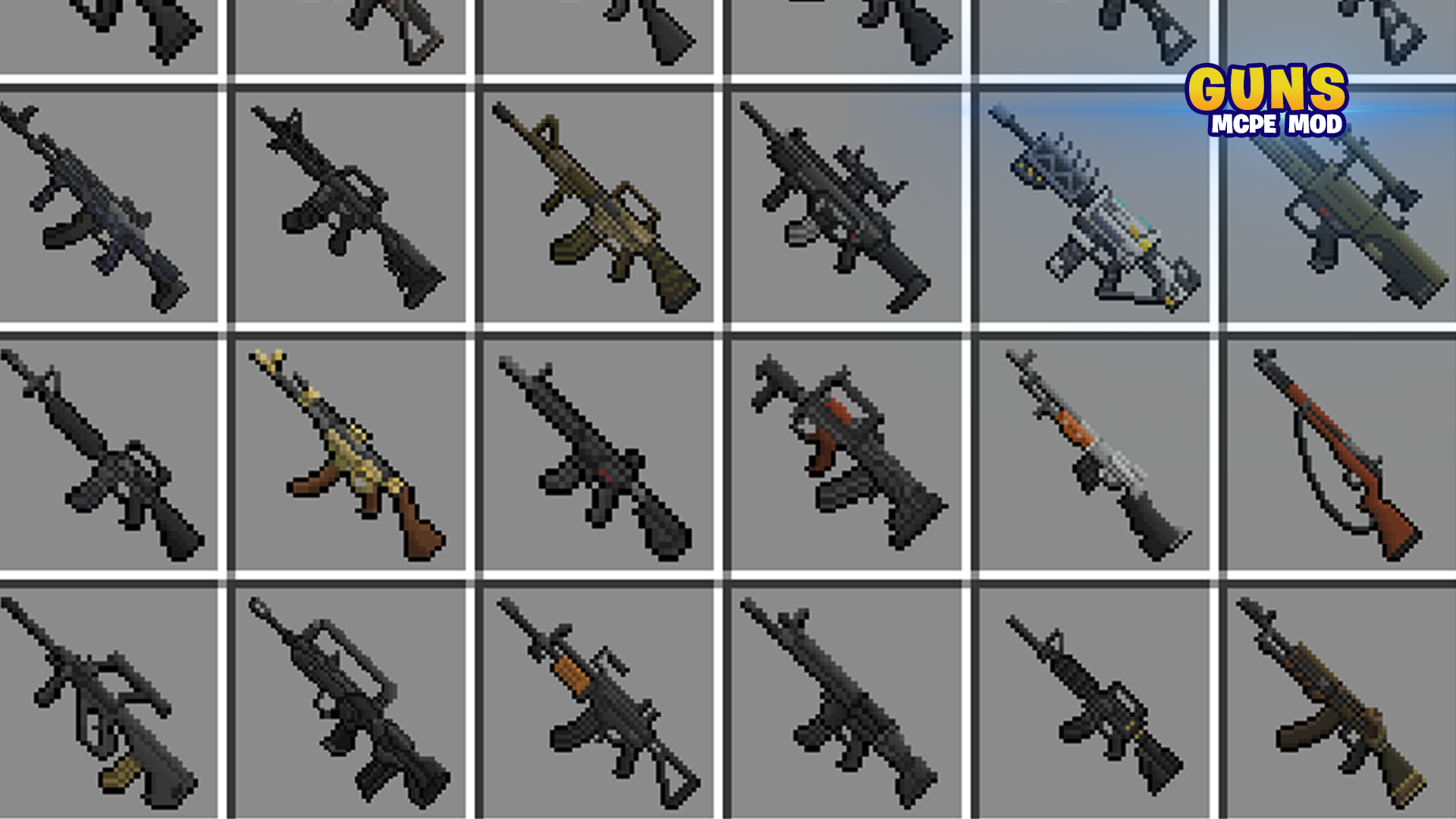 اسکرین شات 2 برنامه Gun Mod for Minecraft PE