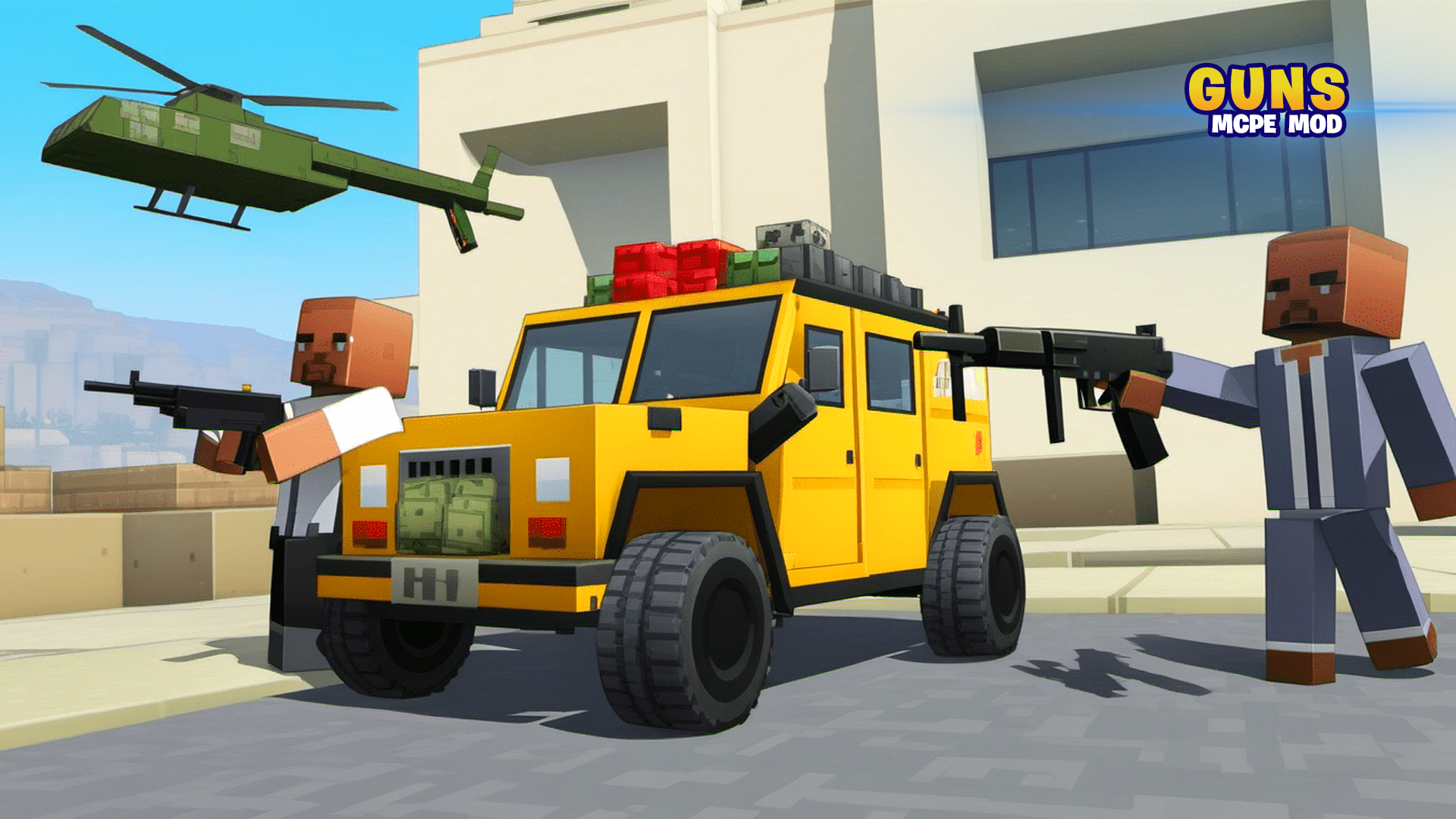 اسکرین شات 3 برنامه Gun Mod for Minecraft PE