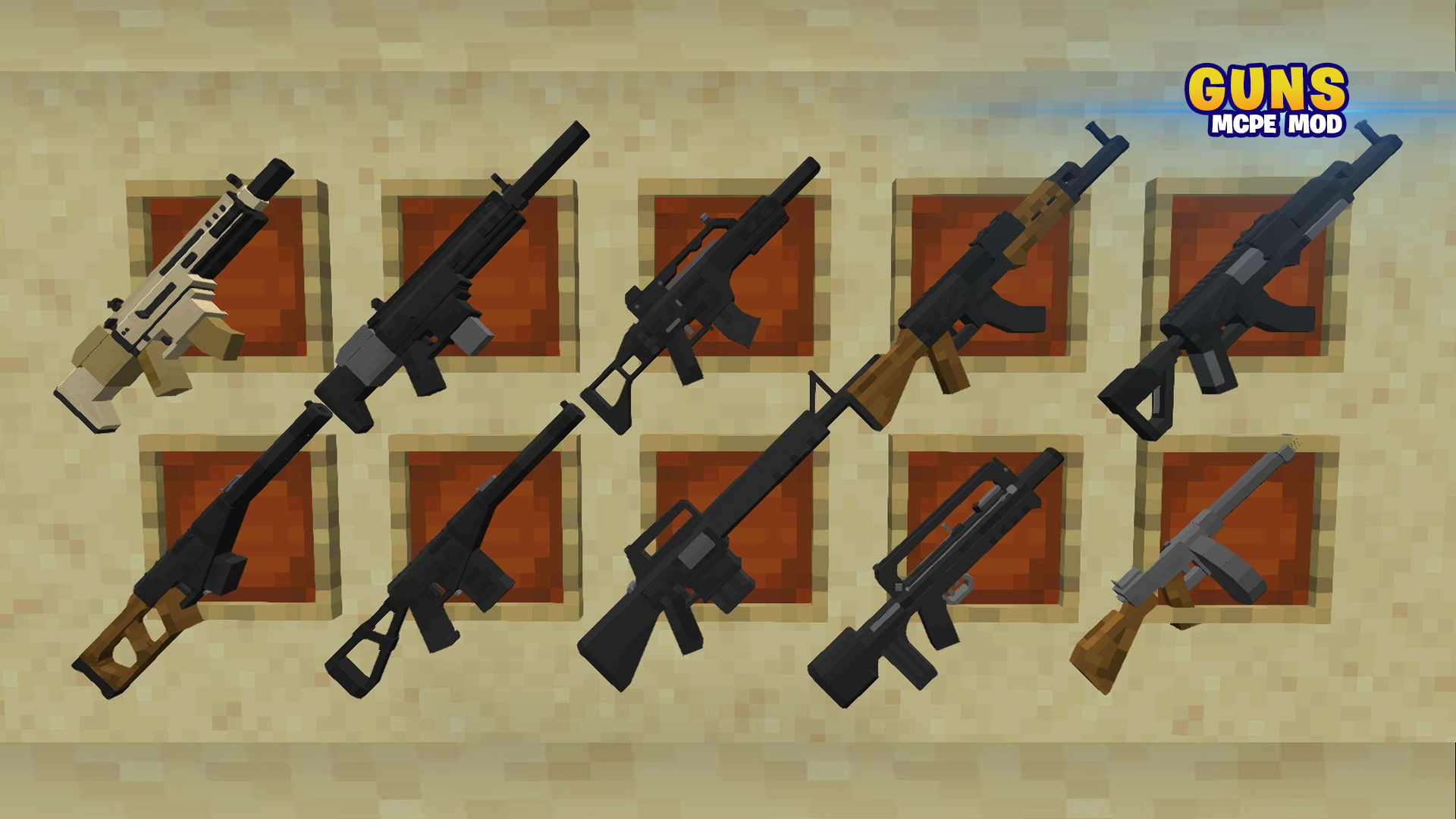 اسکرین شات 5 برنامه Gun Mod for Minecraft PE