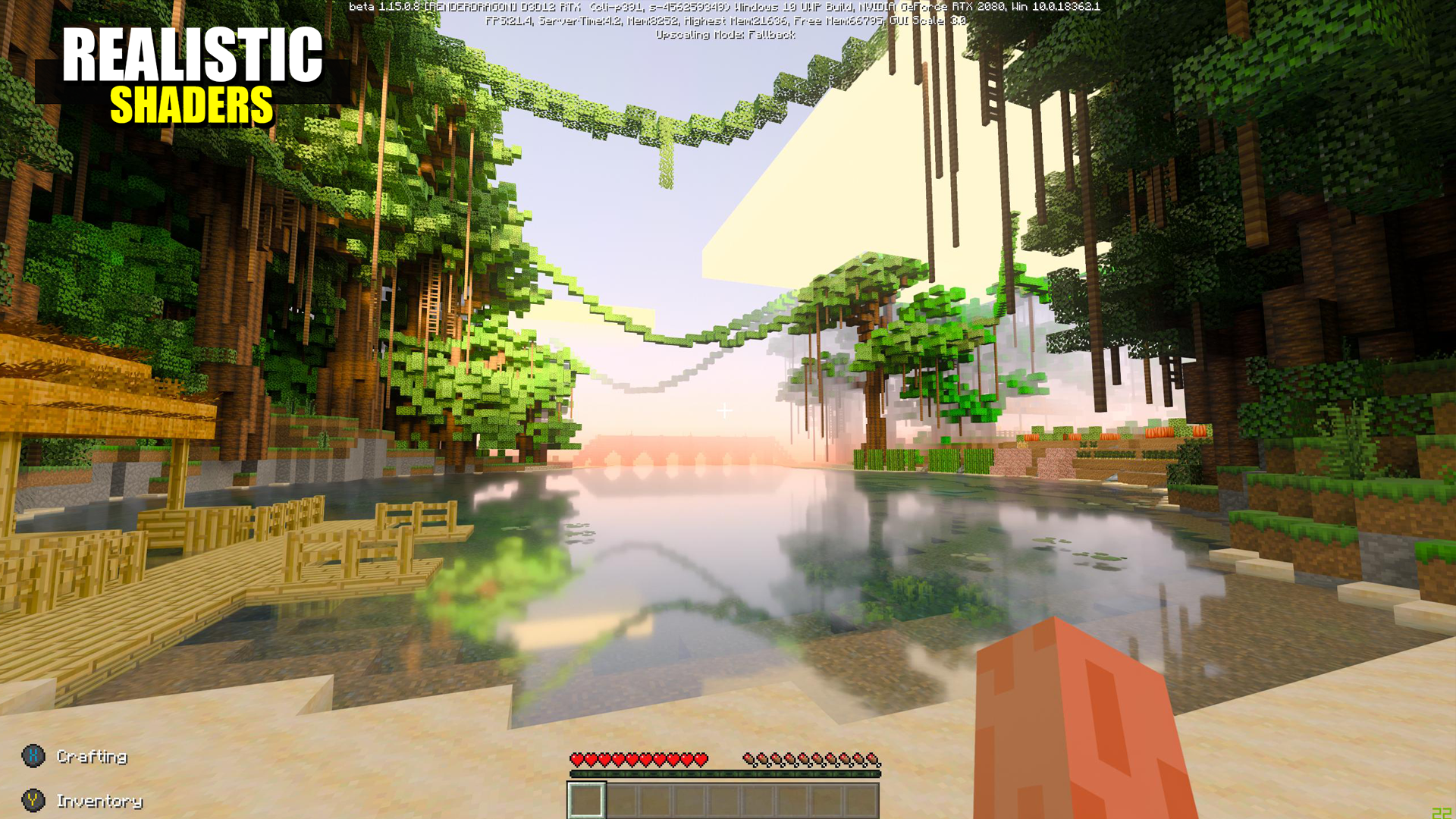 اسکرین شات 5 برنامه Realistic Shader Mod Packs