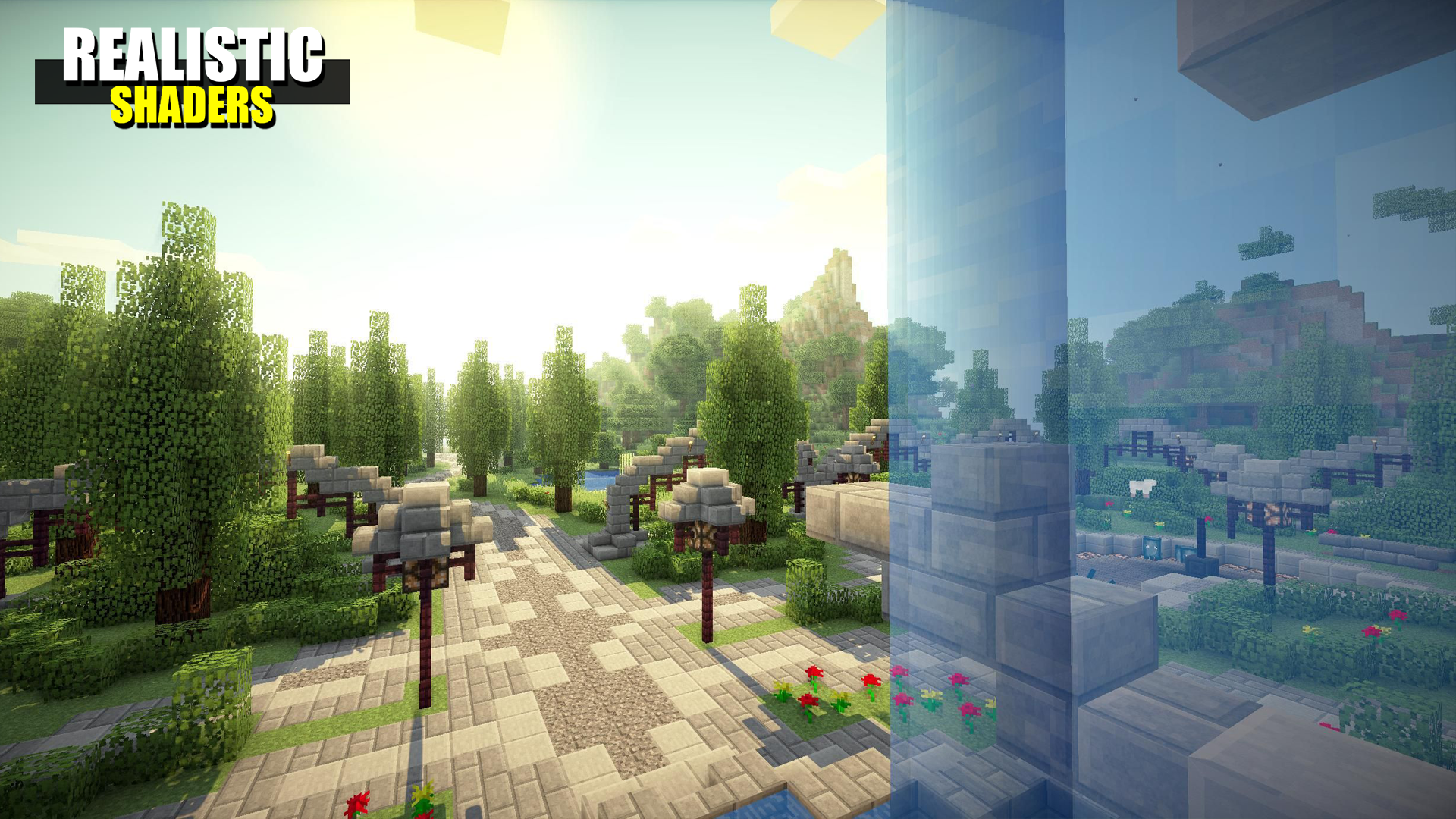 اسکرین شات 4 برنامه Realistic Shader Mod Packs