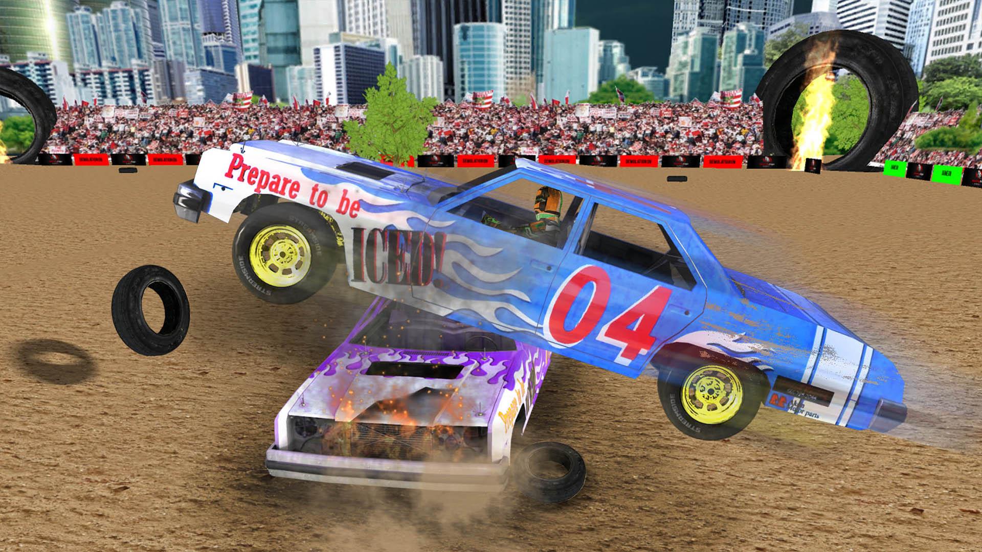 اسکرین شات 3 بازی Demolition Derby Car Racing