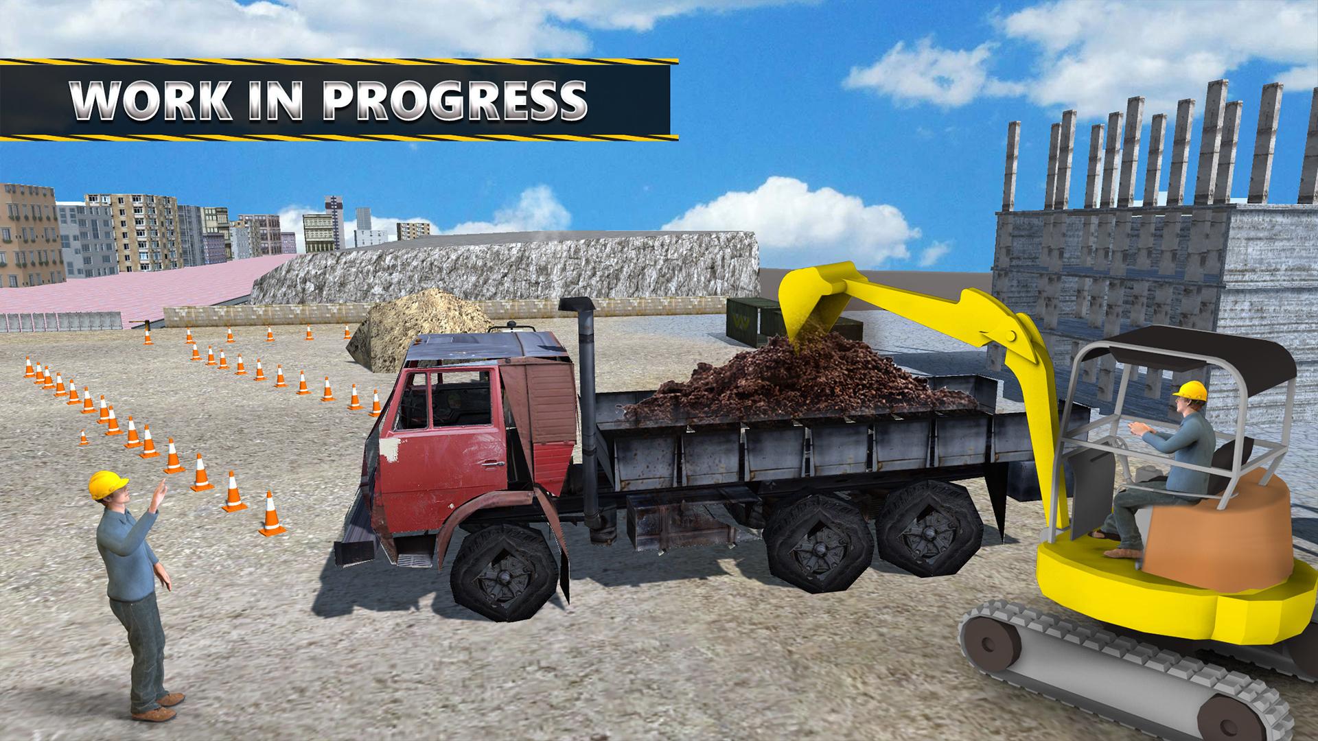 اسکرین شات 3 بازی Excavator Crane Simulator Game