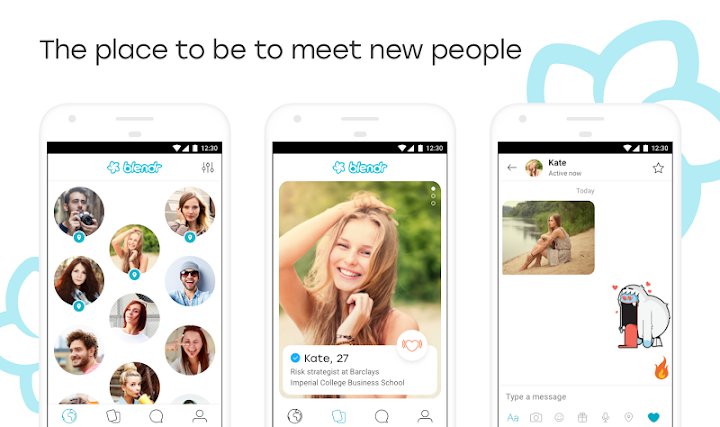 اسکرین شات 1 برنامه Blendr - Chat, Flirt & Meet