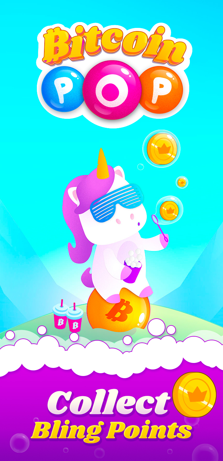 اسکرین شات 1 بازی Bitcoin Pop - Get Bitcoin!