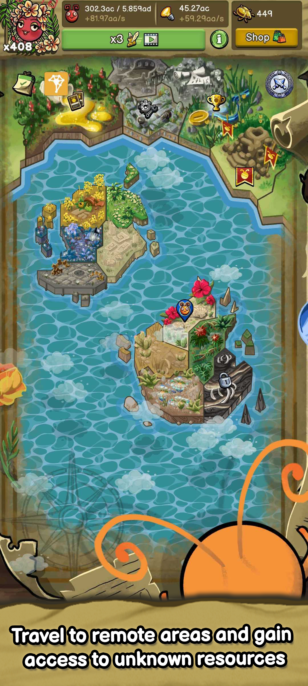 اسکرین شات 4 بازی Idle Ant Colony