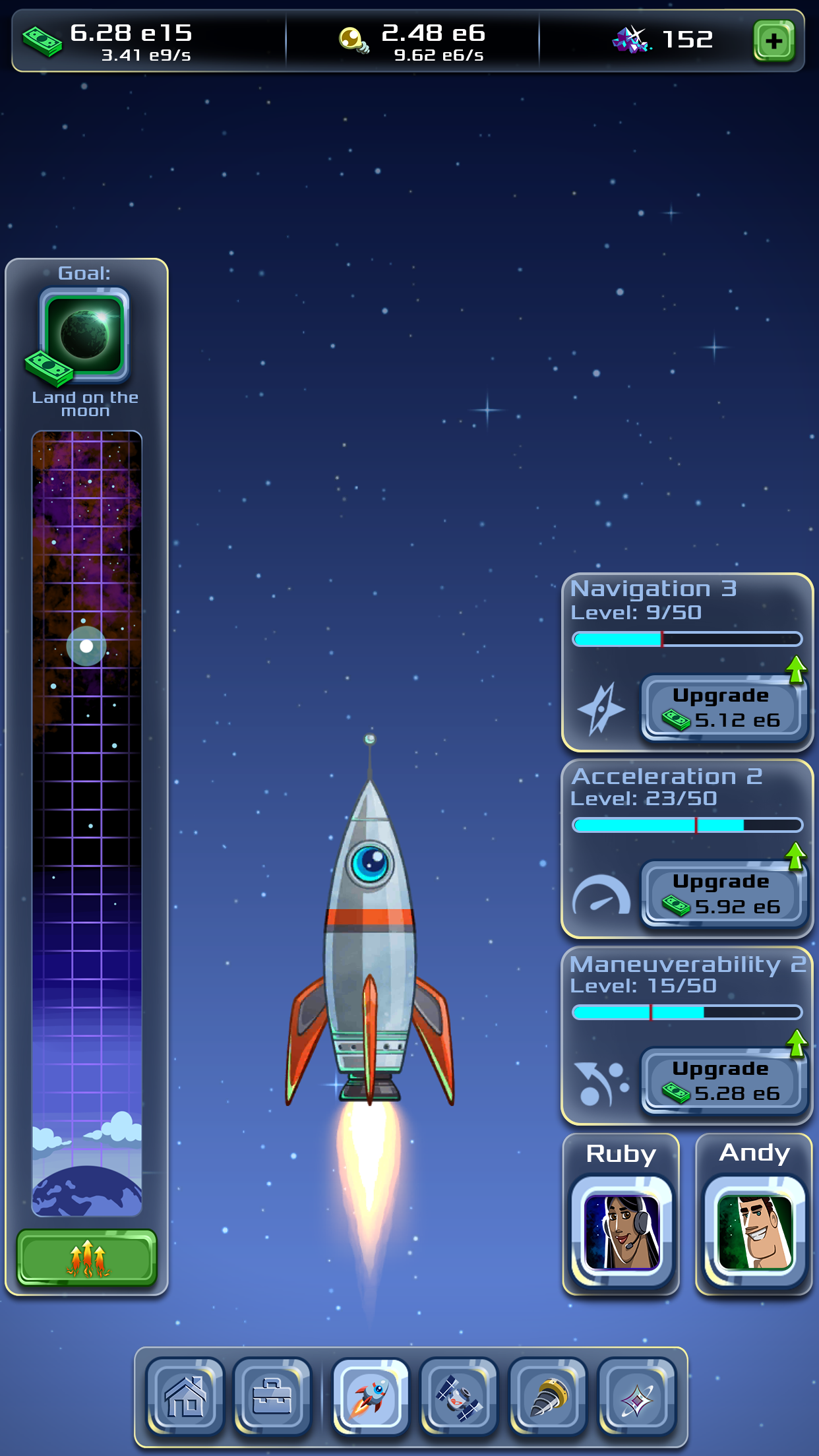 اسکرین شات 1 بازی Idle Space Company