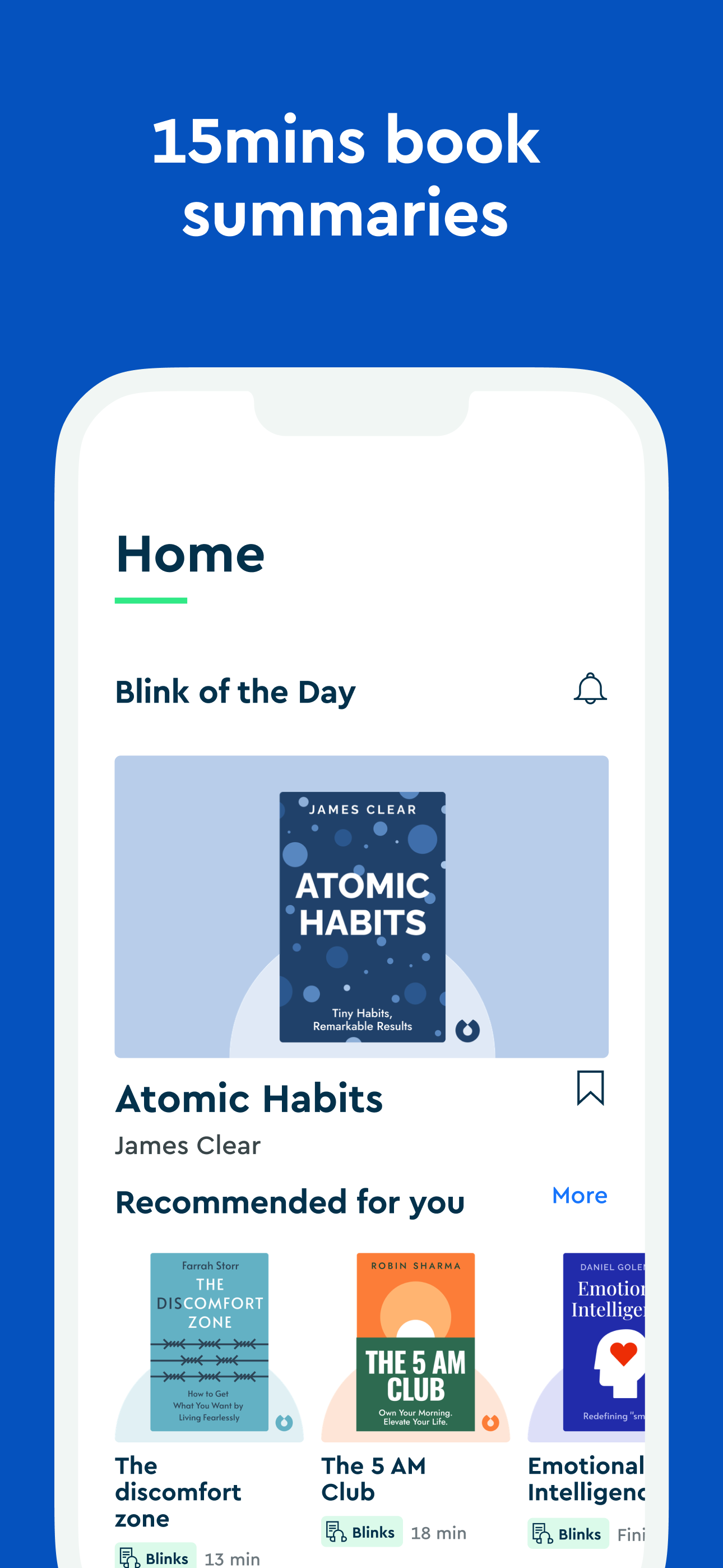 اسکرین شات 2 برنامه Blinkist: Book Summaries Daily
