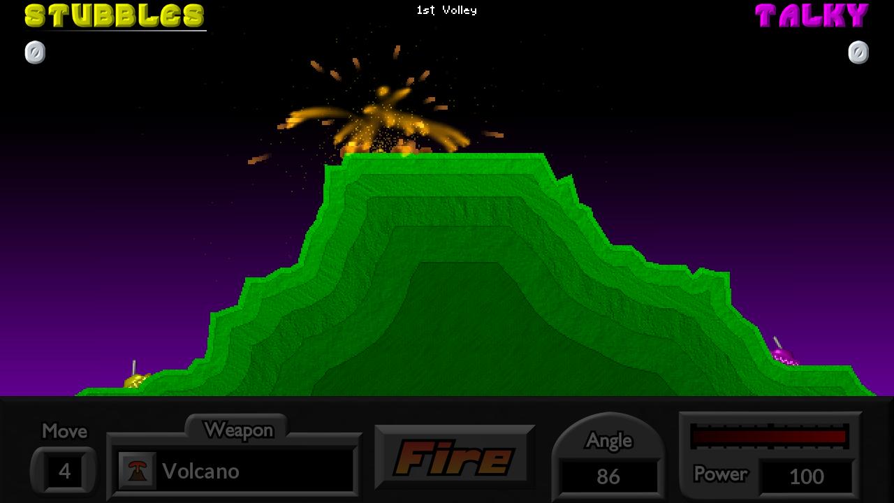 اسکرین شات بازی Pocket Tanks 1