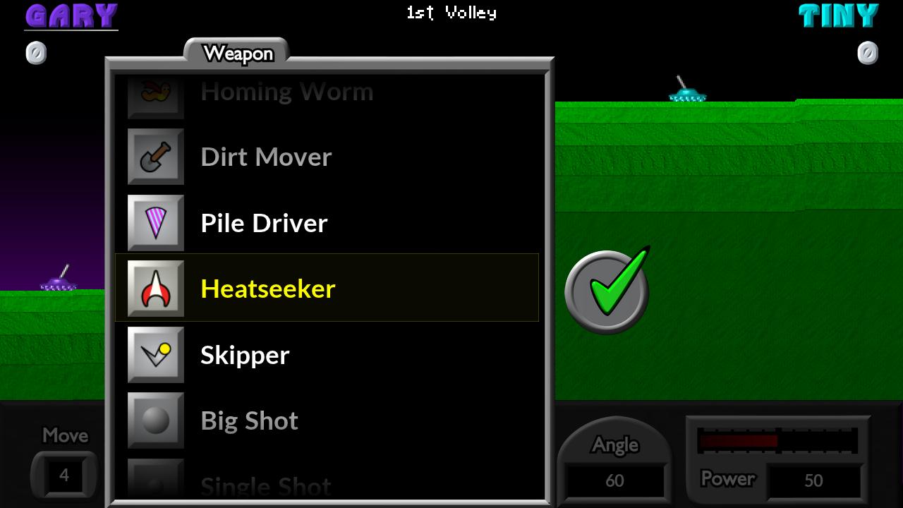 اسکرین شات بازی Pocket Tanks 3