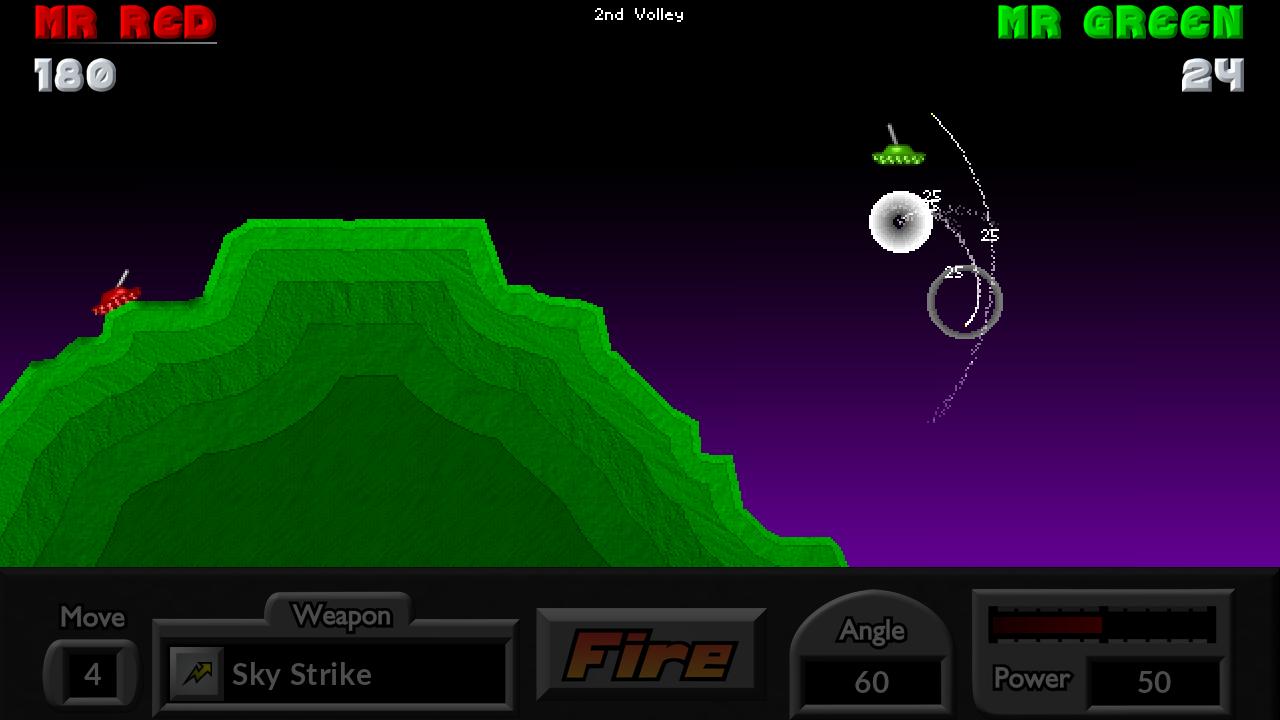 اسکرین شات بازی Pocket Tanks 6