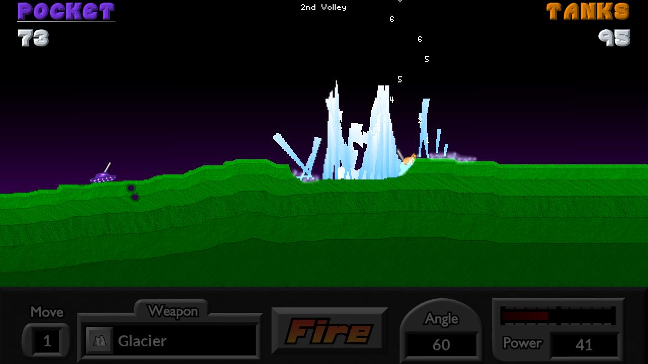 اسکرین شات بازی Pocket Tanks 7