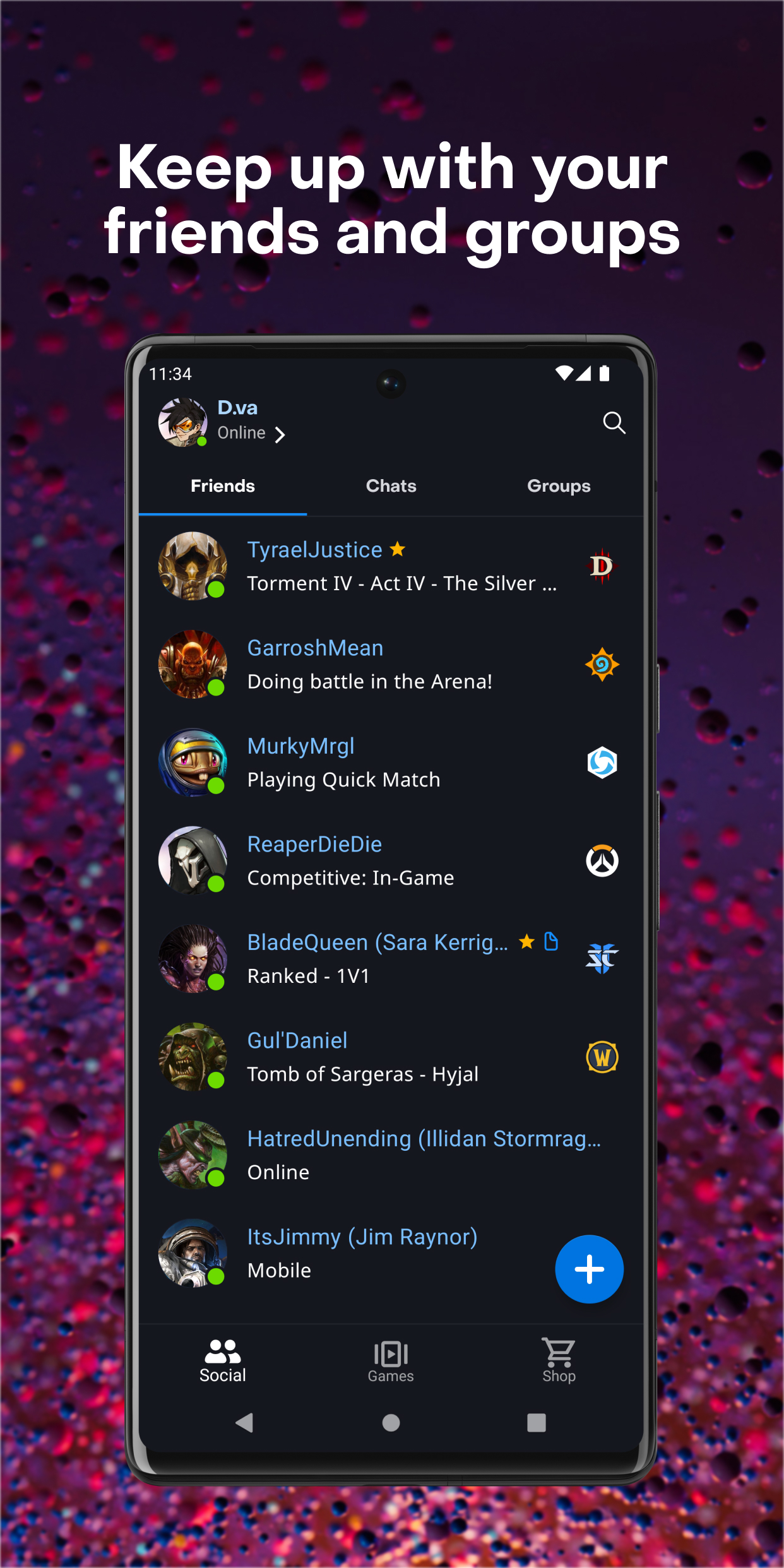 اسکرین شات 3 برنامه Battle.net