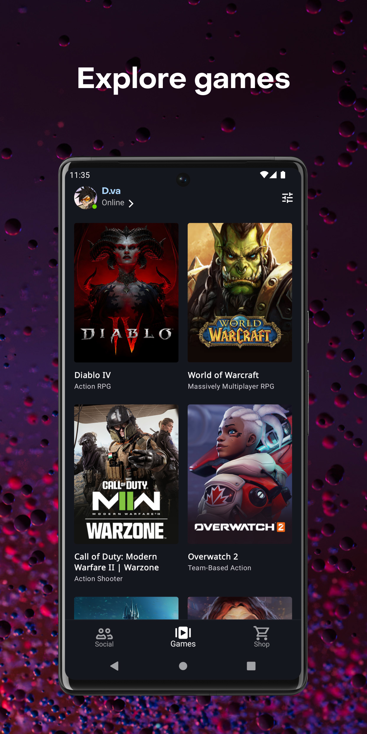 اسکرین شات 4 برنامه Battle.net