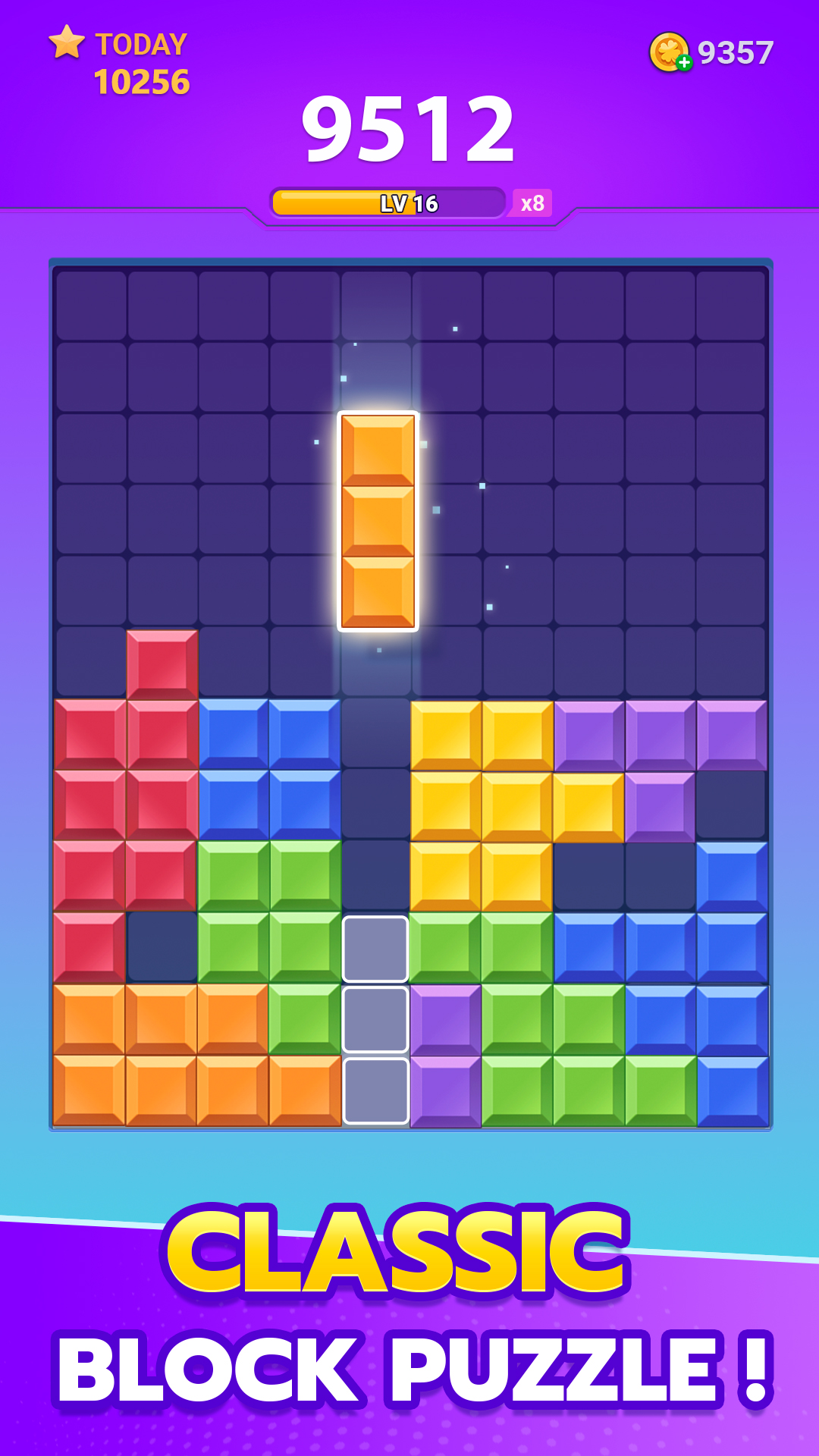 اسکرین شات 6 بازی Block Puzzle Crush: Jewel Game