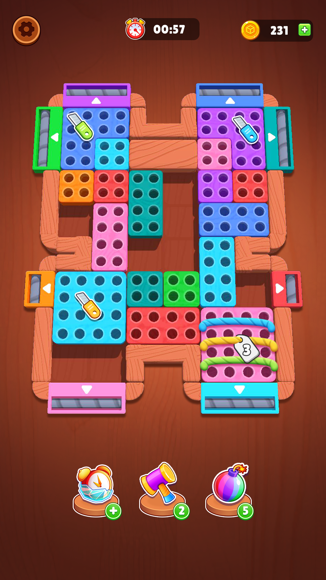 اسکرین شات 6 بازی Screw Block Escape