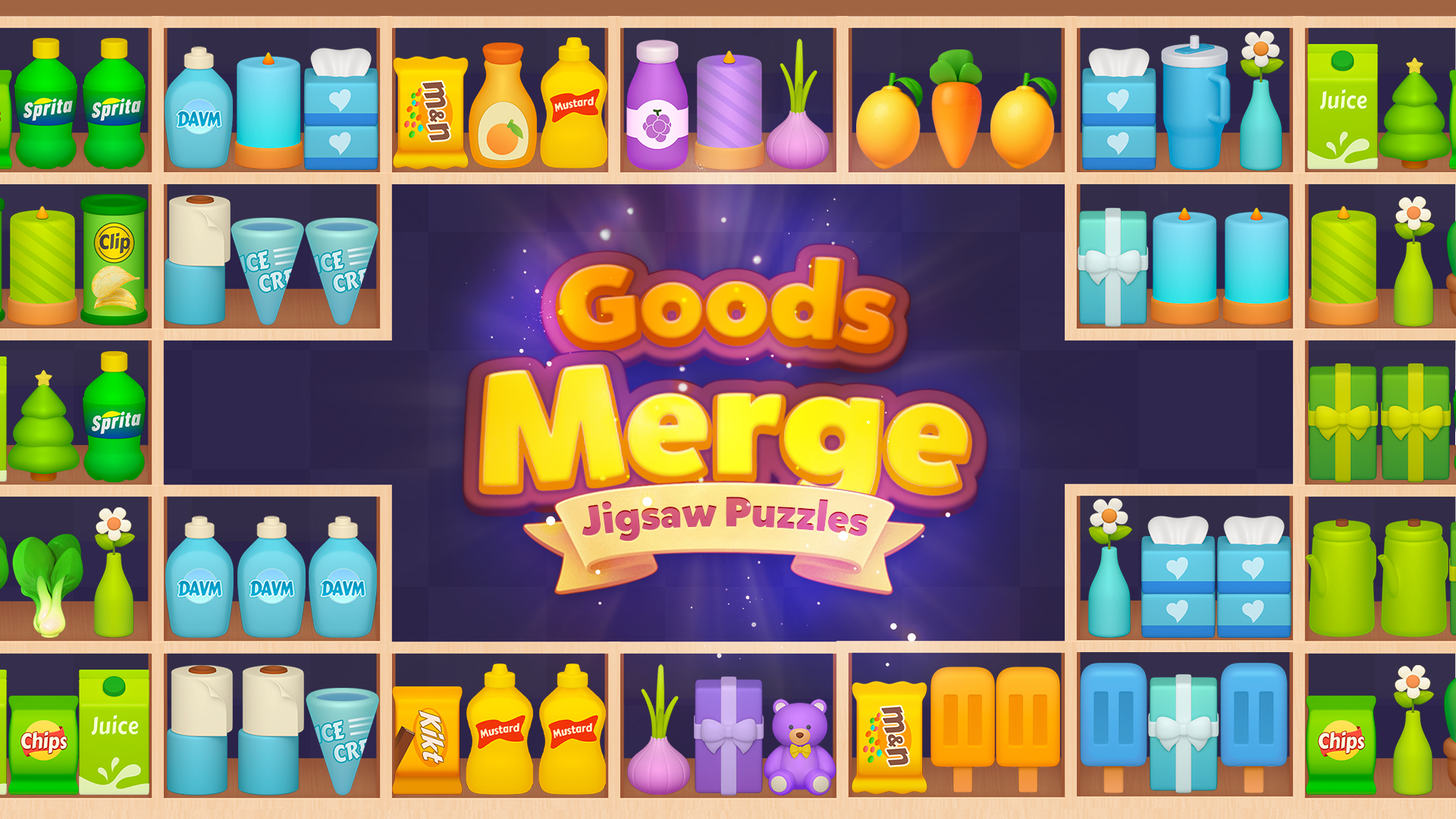 اسکرین شات 5 بازی Goods Merge - Jigsaw Puzzles