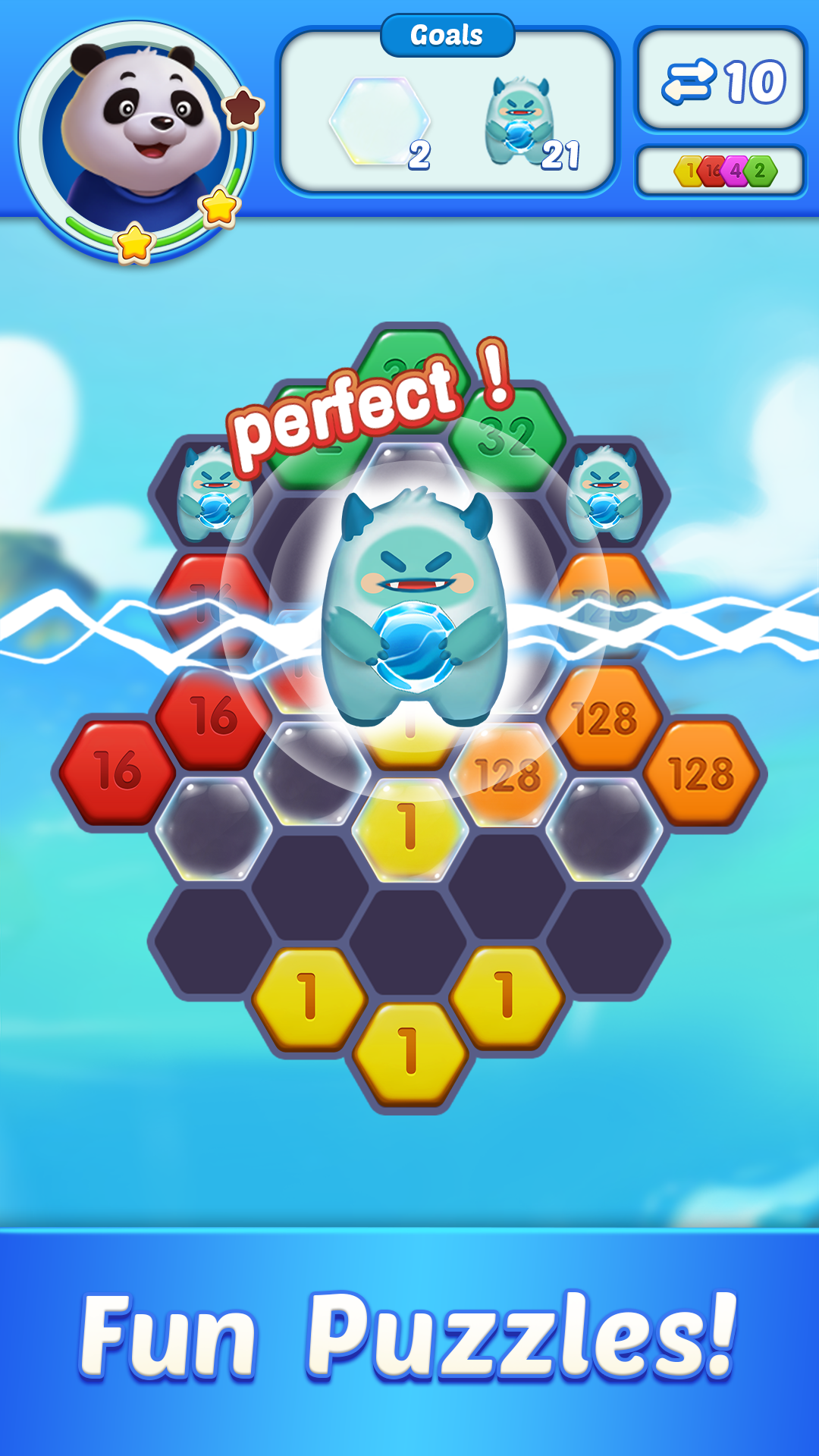اسکرین شات 6 بازی Merge Number - Hexa Puzzle