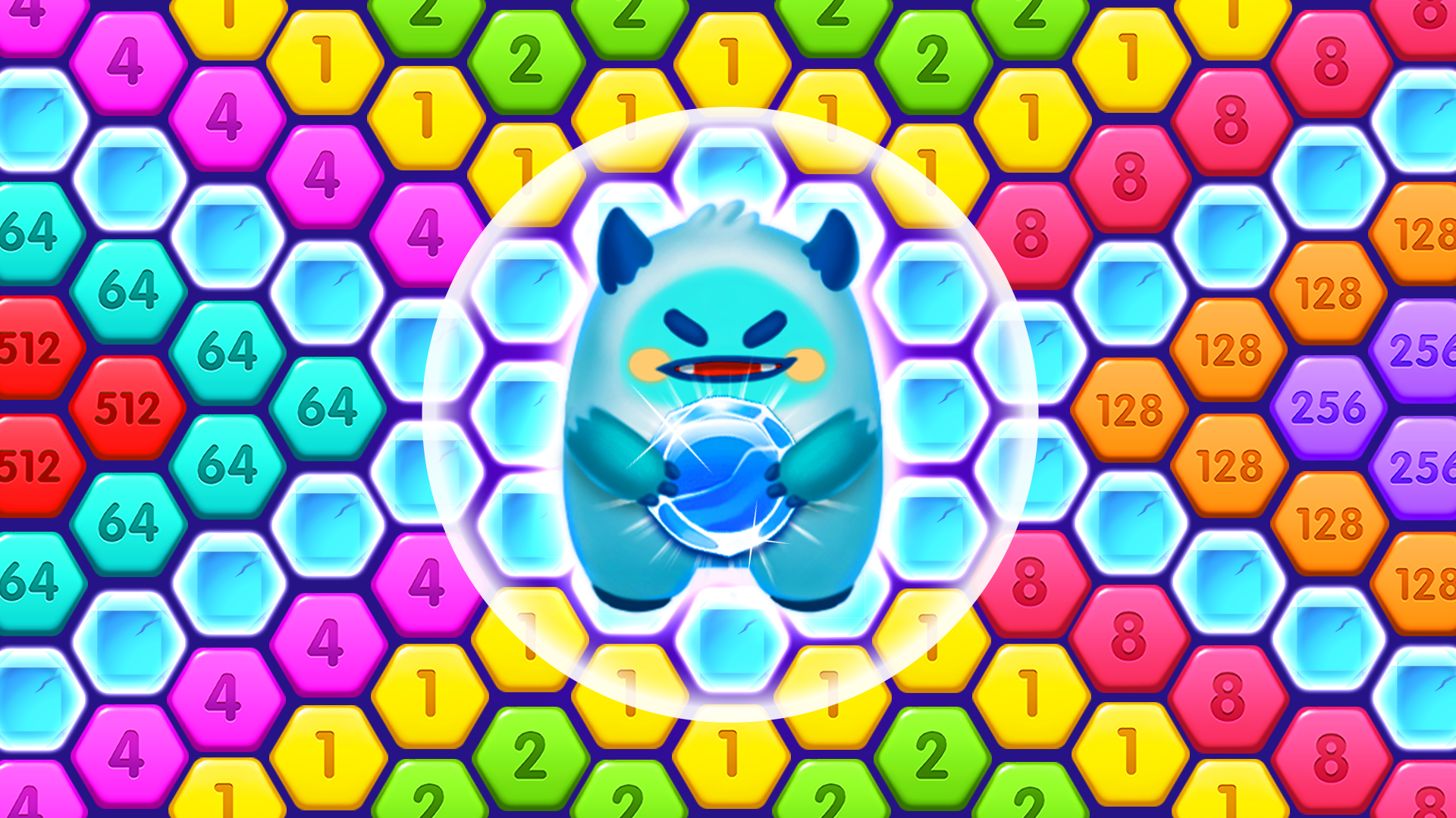 اسکرین شات 2 بازی Merge Number - Hexa Puzzle