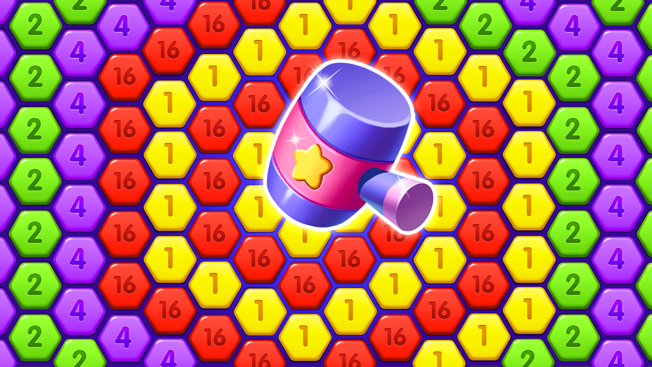 اسکرین شات 1 بازی Merge Number - Hexa Puzzle