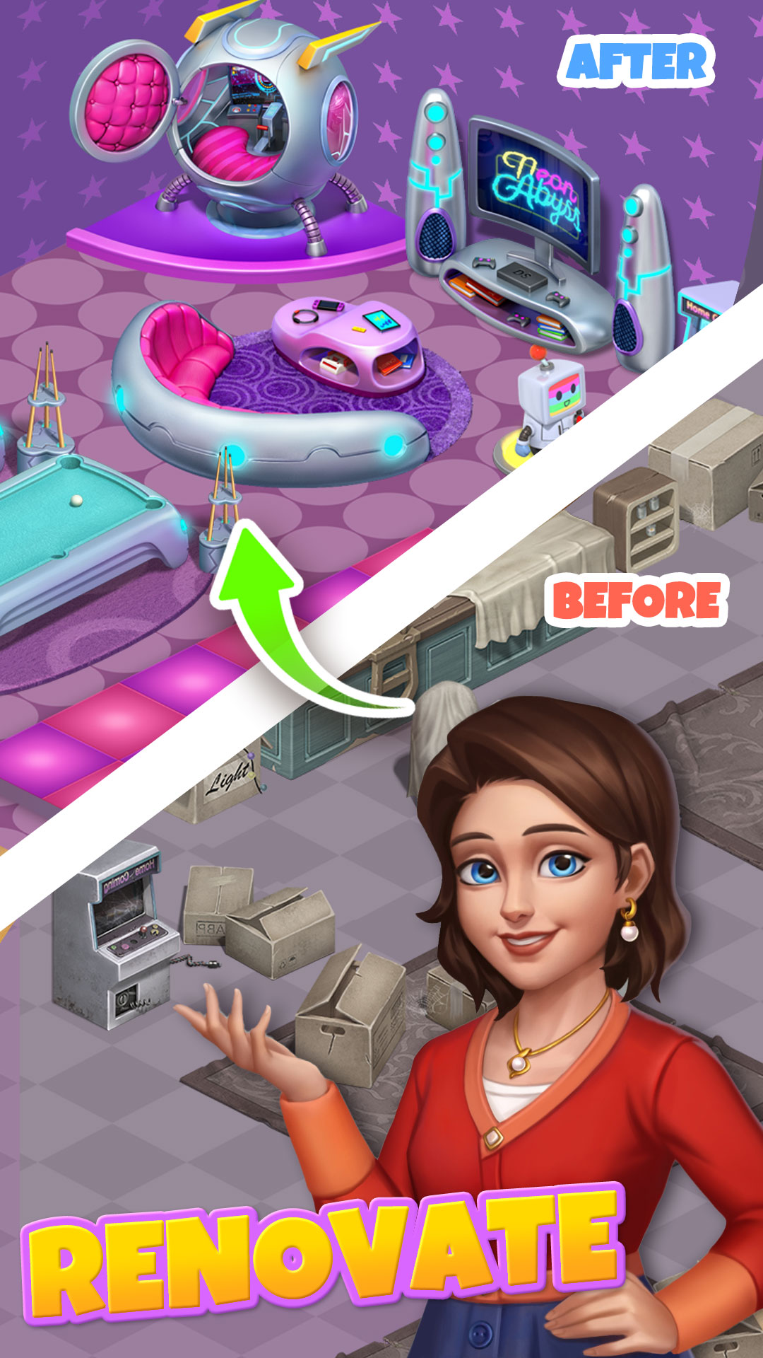 اسکرین شات 3 بازی Home Restore - Block Puzzle