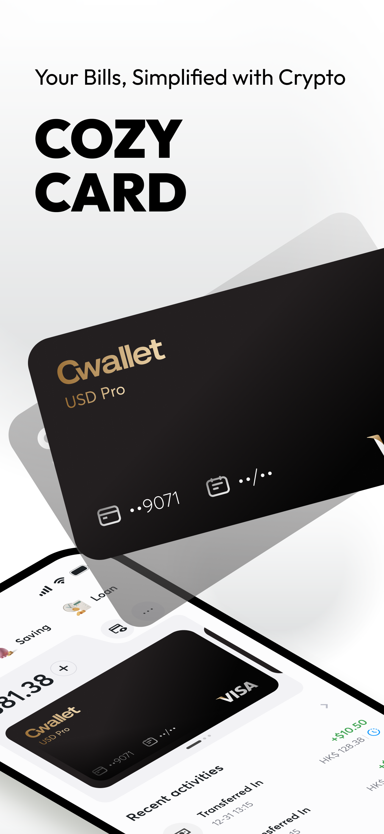 اسکرین شات 2 برنامه Cwallet - Secure Crypto Wallet