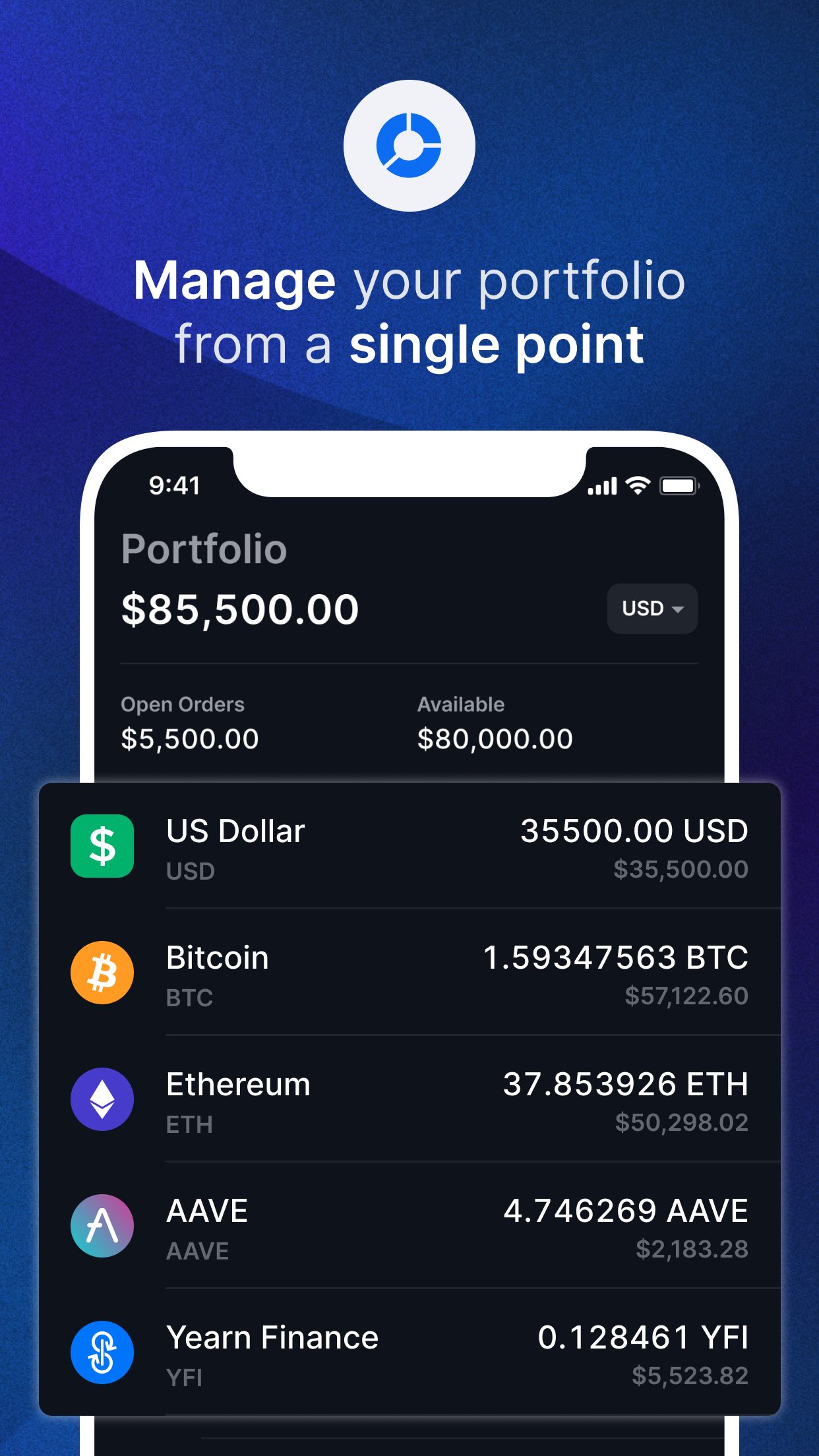 اسکرین شات 5 برنامه Blockchain.com Exchange