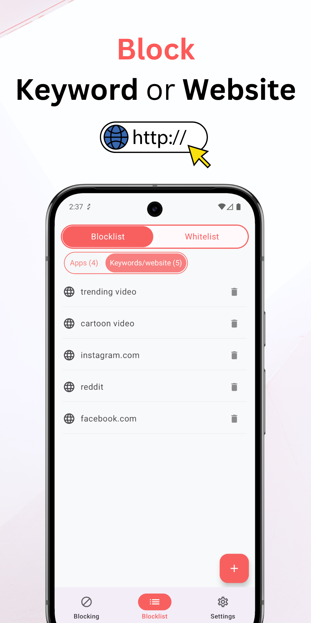 اسکرین شات 3 برنامه BlockerHero - Porn Blocker