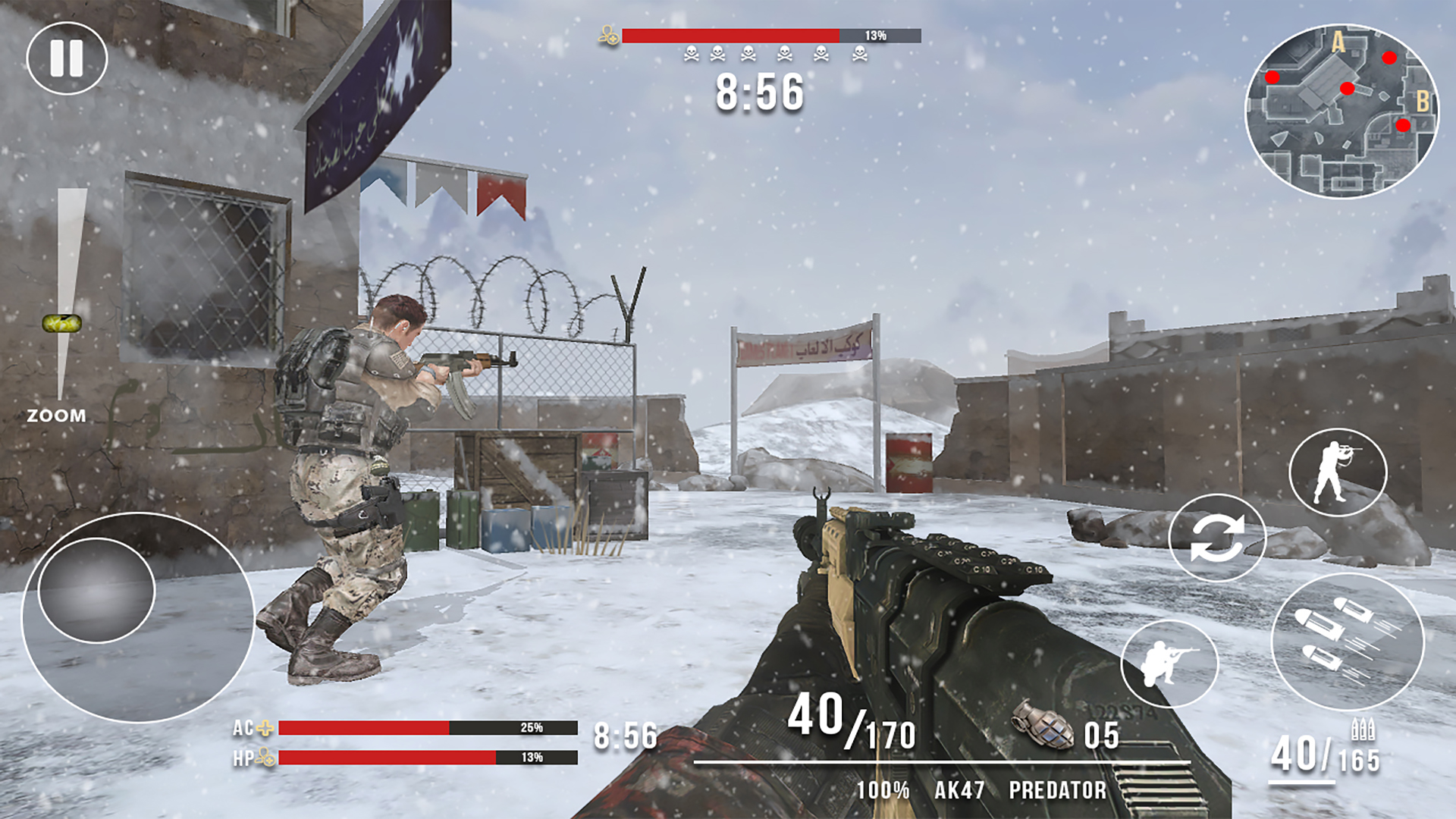 اسکرین شات بازی FPS Commando Strike 3D 6
