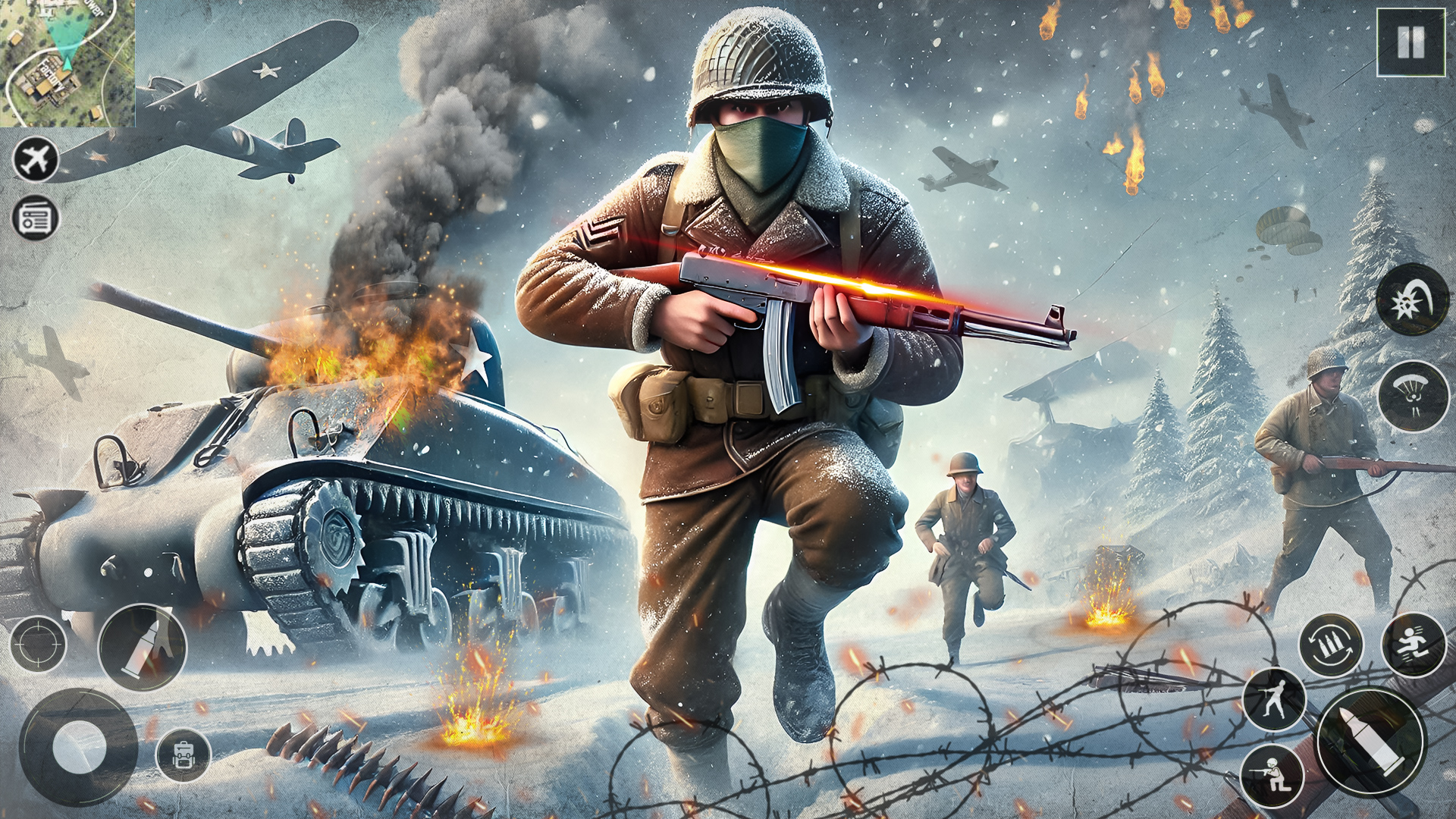 اسکرین شات 1 بازی World War 2 Sniper Hero Games