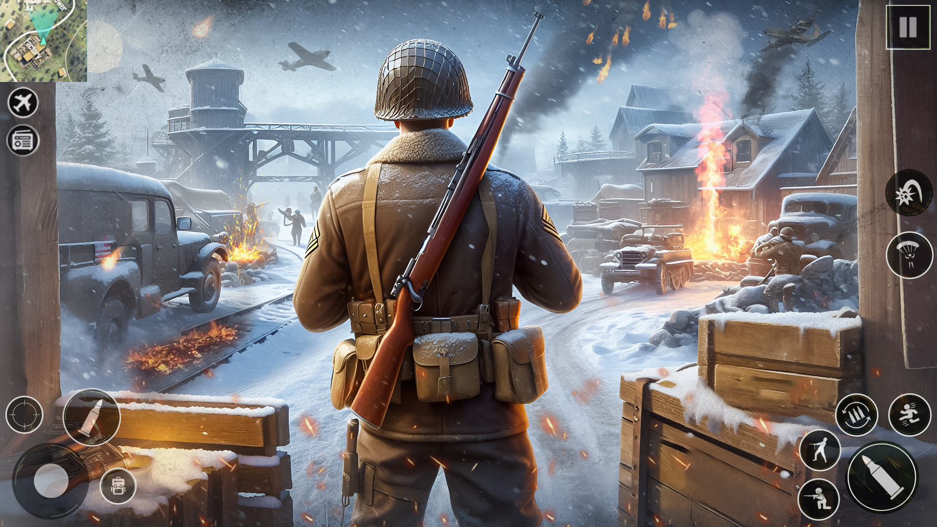 اسکرین شات 3 بازی World War 2 Sniper Hero Games