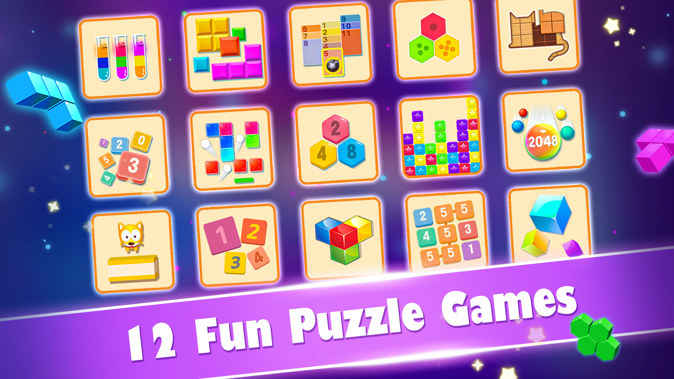 اسکرین شات 1 بازی Block Gems: Block Puzzle Games