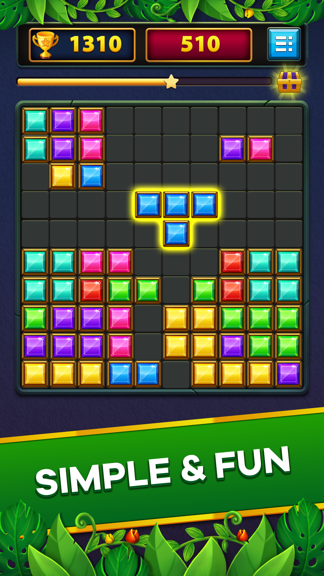 اسکرین شات 2 بازی Block Puzzle