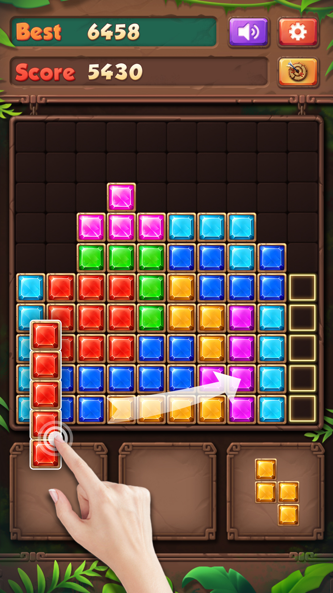 اسکرین شات 2 بازی Block Puzzle - Jewel Crush