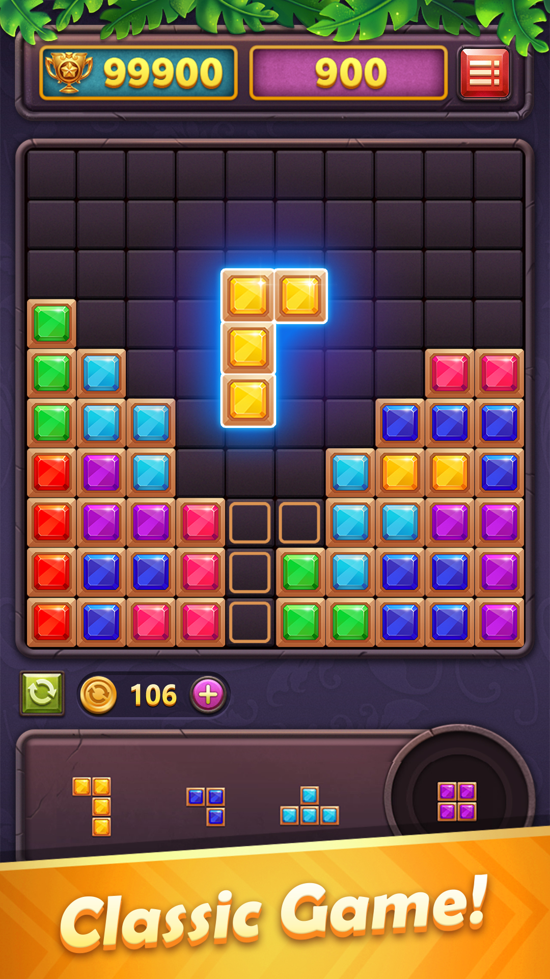 اسکرین شات 1 بازی Block Puzzle Gem: Jewel Blast