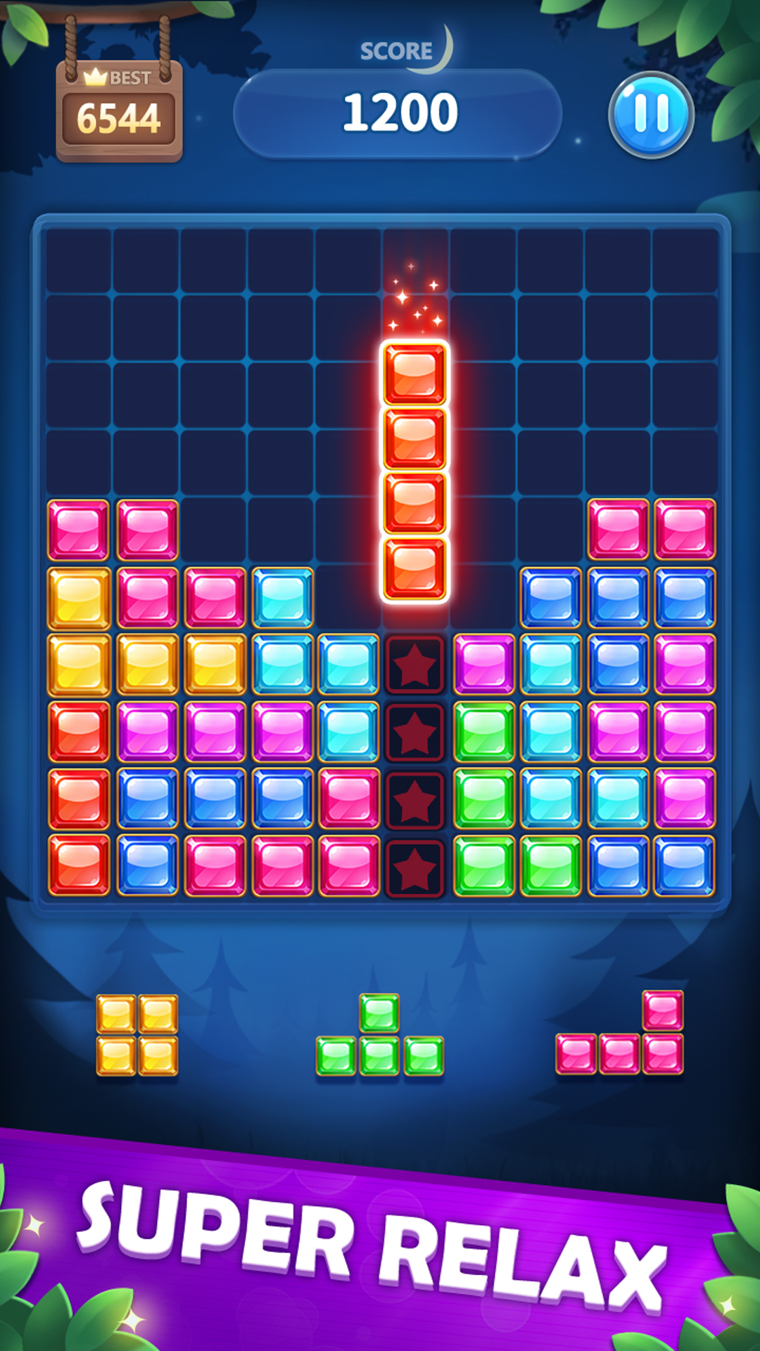 اسکرین شات 1 بازی Block Puzzle: Magic Jungle