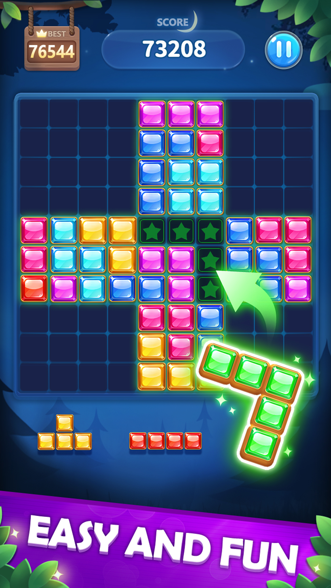 اسکرین شات 3 بازی Block Puzzle: Magic Jungle