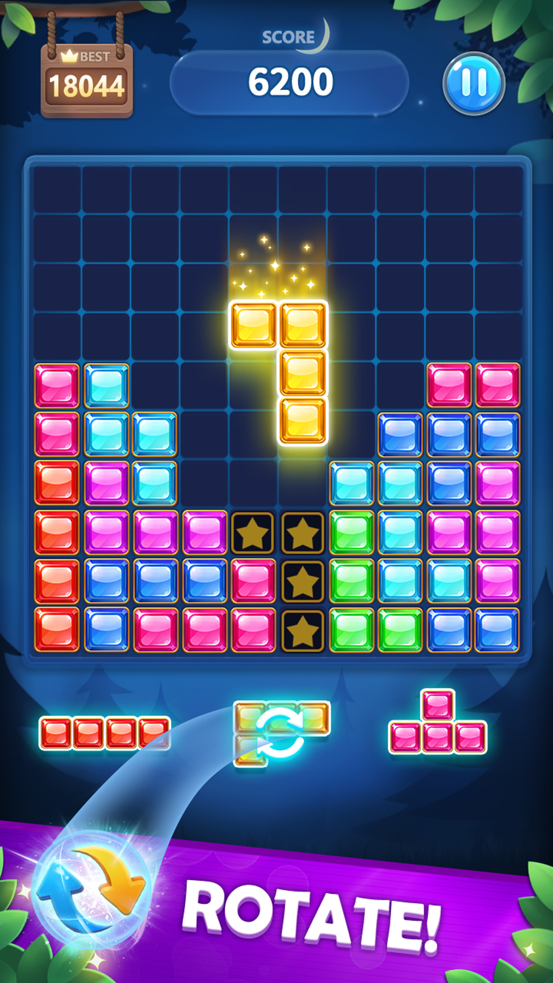 اسکرین شات 2 بازی Block Puzzle: Magic Jungle