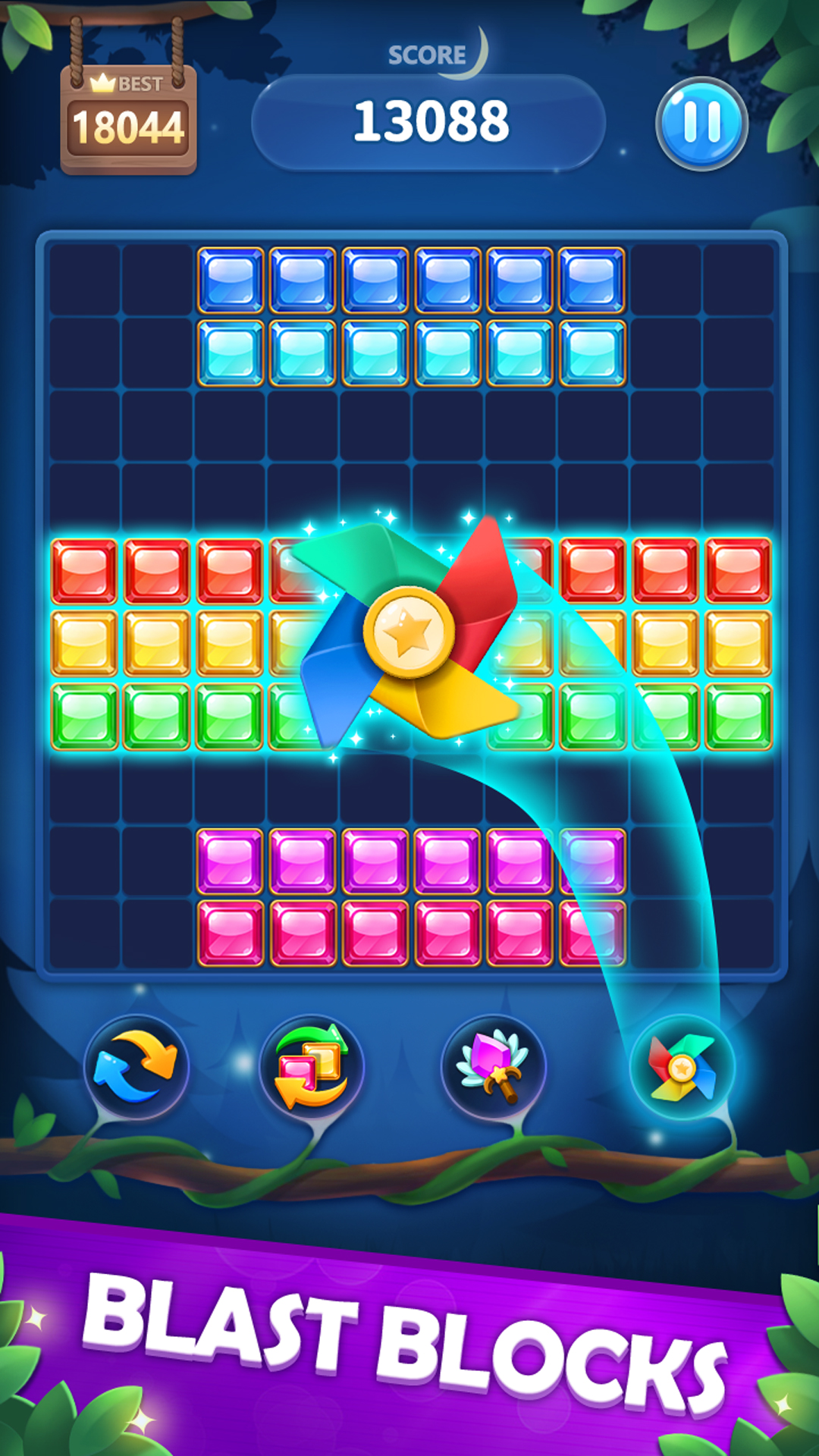 اسکرین شات 4 بازی Block Puzzle: Magic Jungle