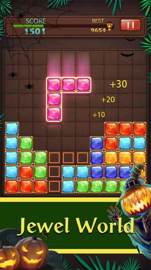 اسکرین شات 1 بازی Block Puzzle - Jewels World