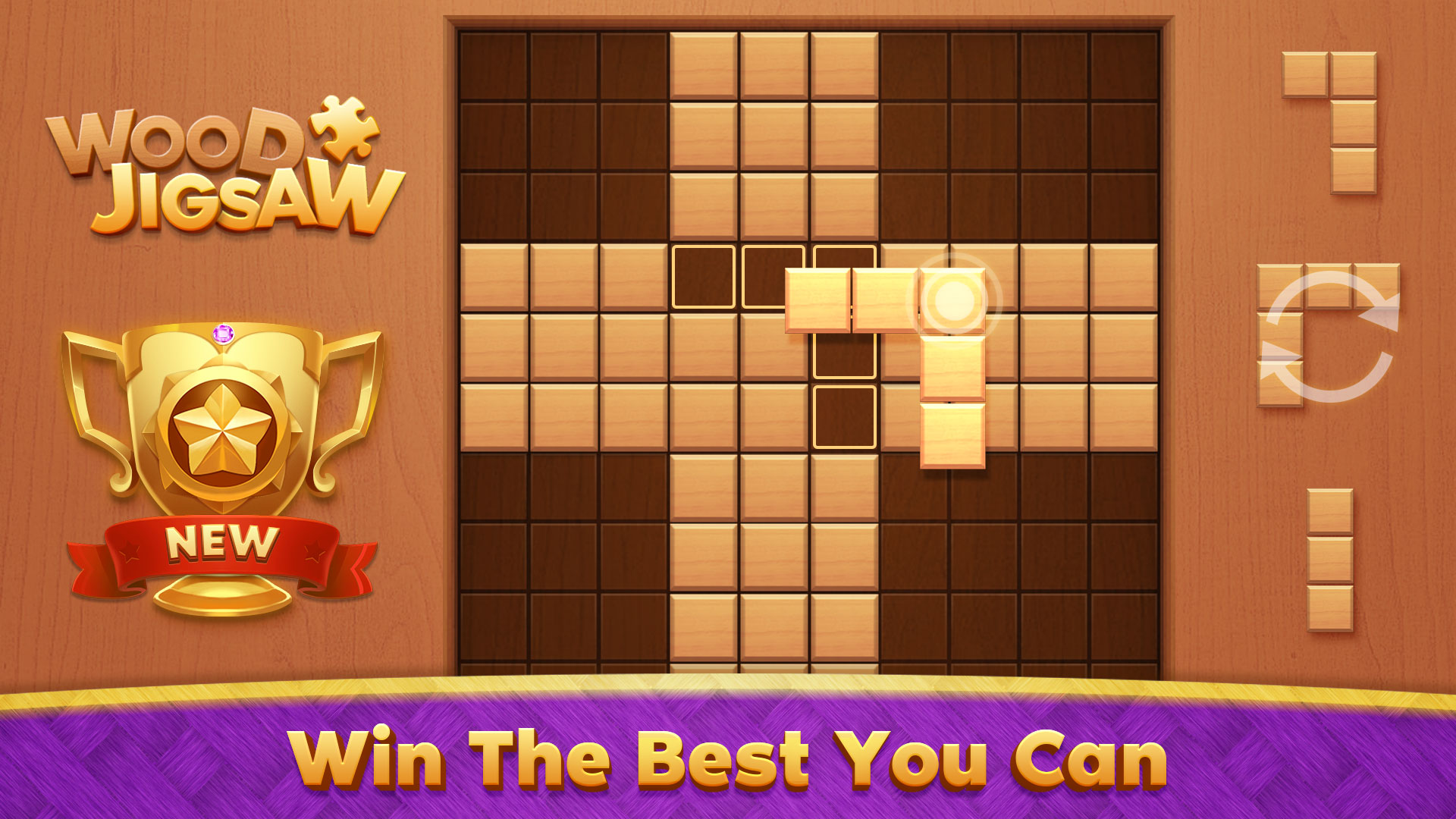 اسکرین شات 7 بازی Block Puzzle: Wood Jigsaw Game